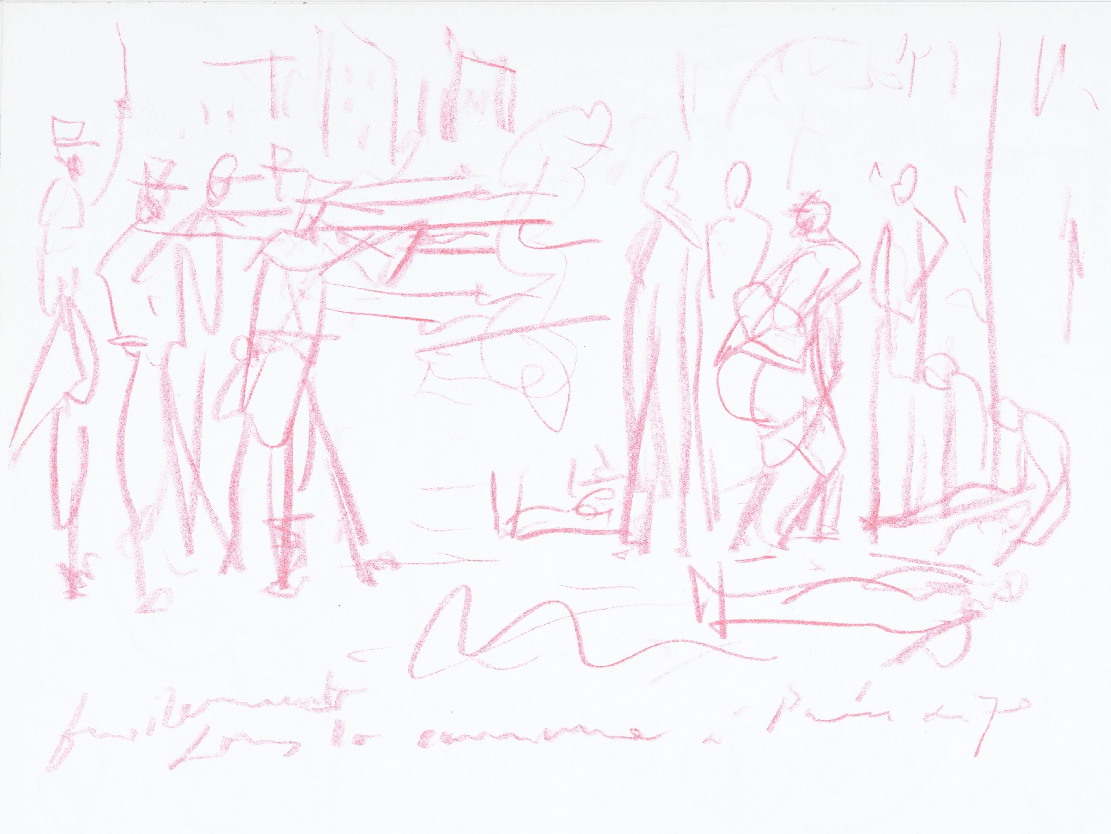 Abstract Print di Pablo Picasso - Picasso, Carnet de la Californie XVI (Bloch/Livres 94; Cramer 101) (dopo)