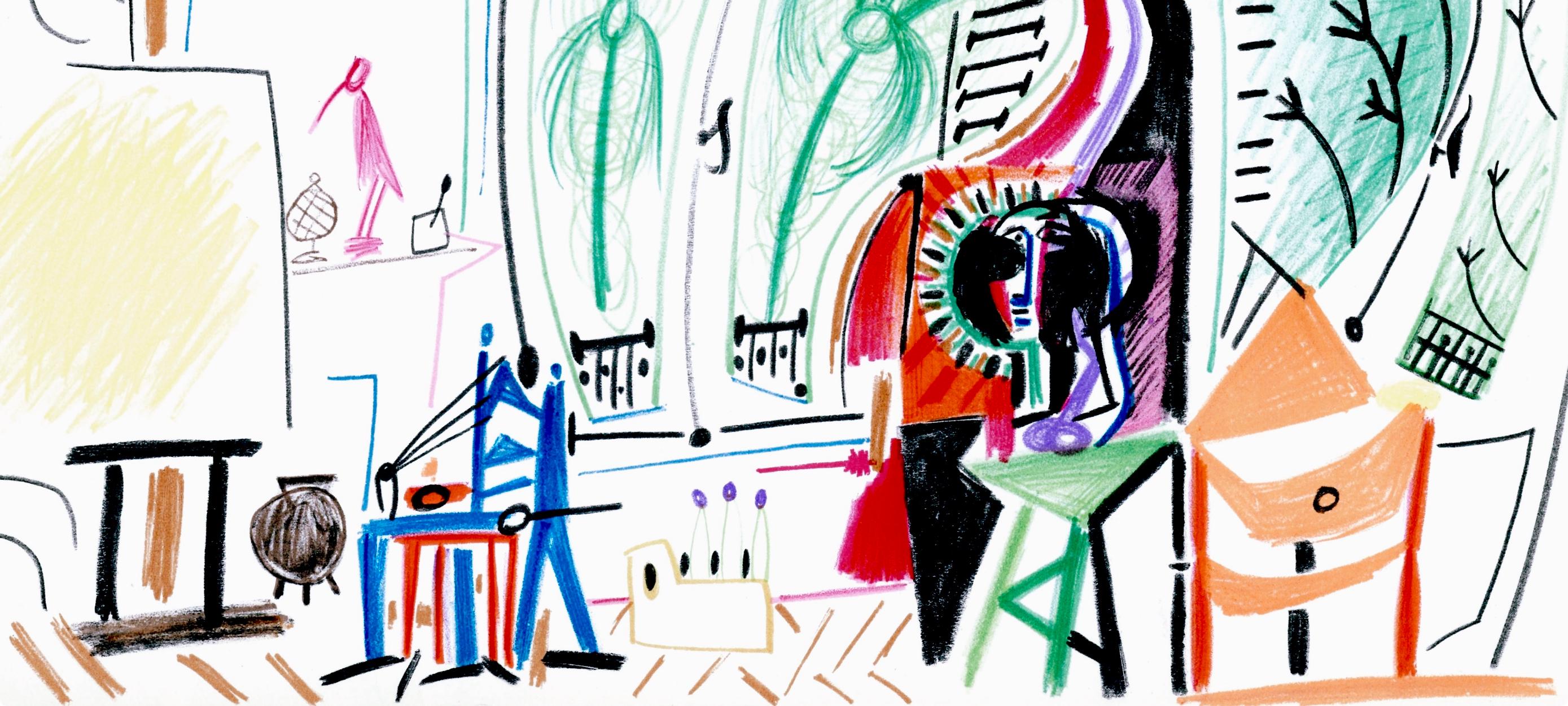 Picasso, Carnet de la Californie XXXI (Bloch/Livres 94; Cramer 101) (after) - Print by Pablo Picasso