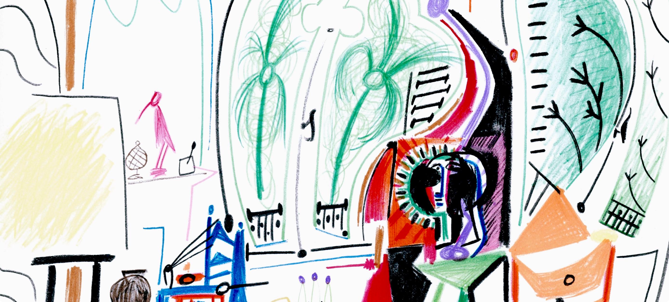 Picasso, Carnet de la Californie XXXI (Bloch/Livres 94; Cramer 101) (after) - Cubist Print by Pablo Picasso