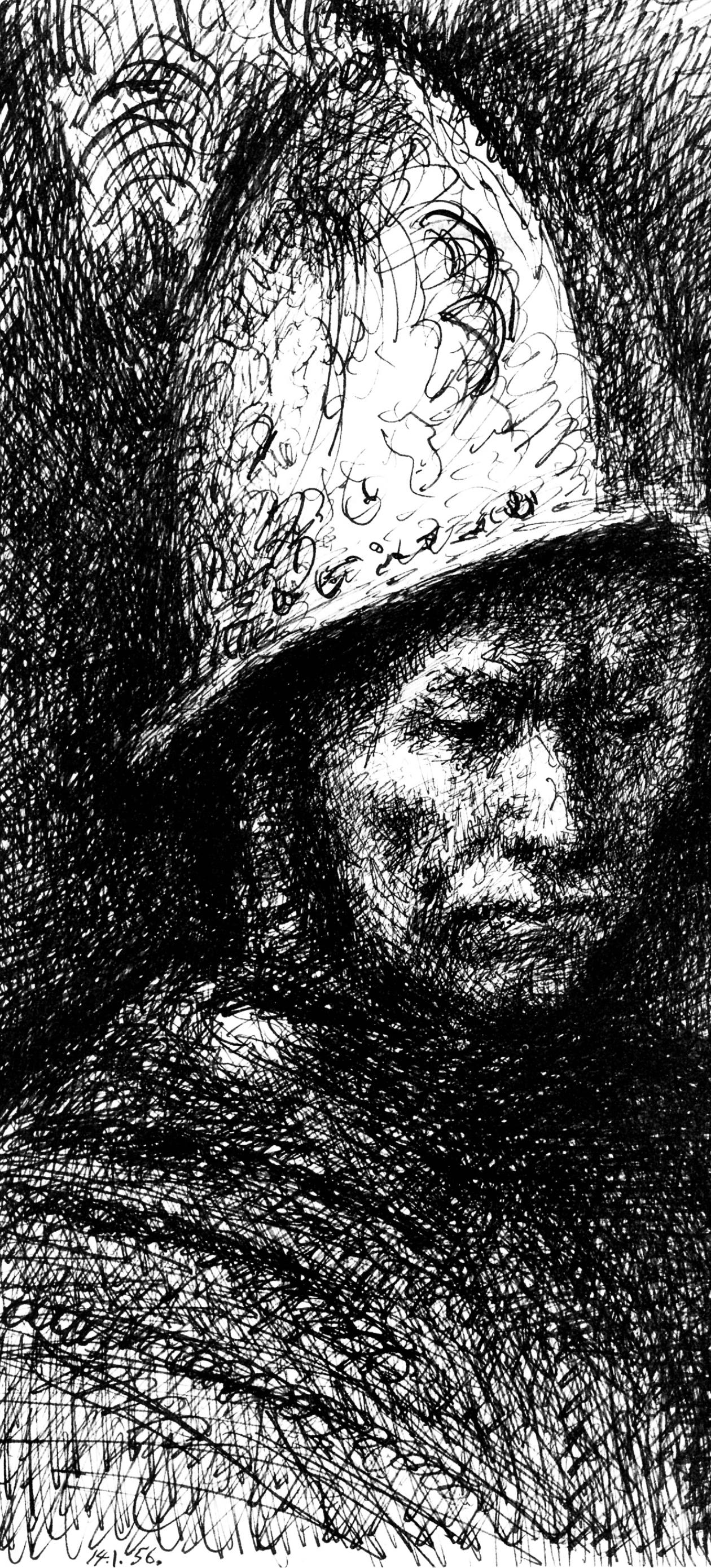 Picasso, Carnet de la Californie XXXIX (Bloch/Livres 94; Cramer 101) (nach) (Kubismus), Print, von Pablo Picasso