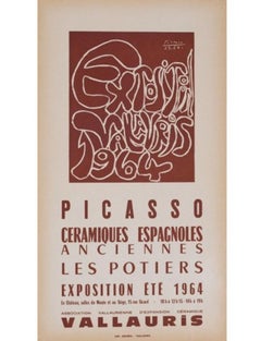 Litografia dell'esposizione Picasso Ceramiques Espagnoles 1964