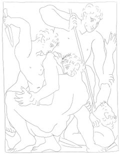 Picasso, Combat pour Andromède entre Persée et Phinée, Les Métamorphoses (after)