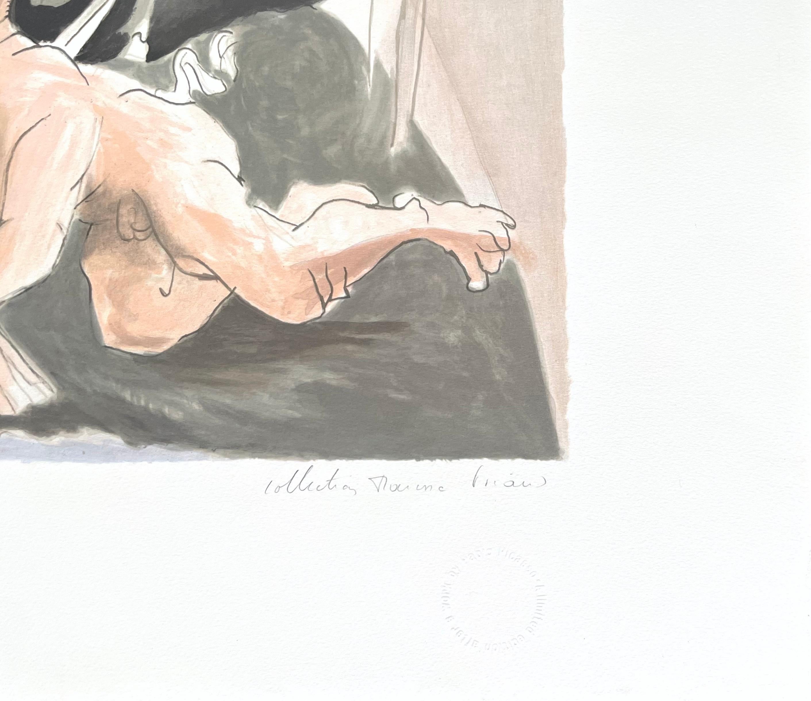 Picasso, Composition avec Minotaur (after) - Cubist Print by Pablo Picasso