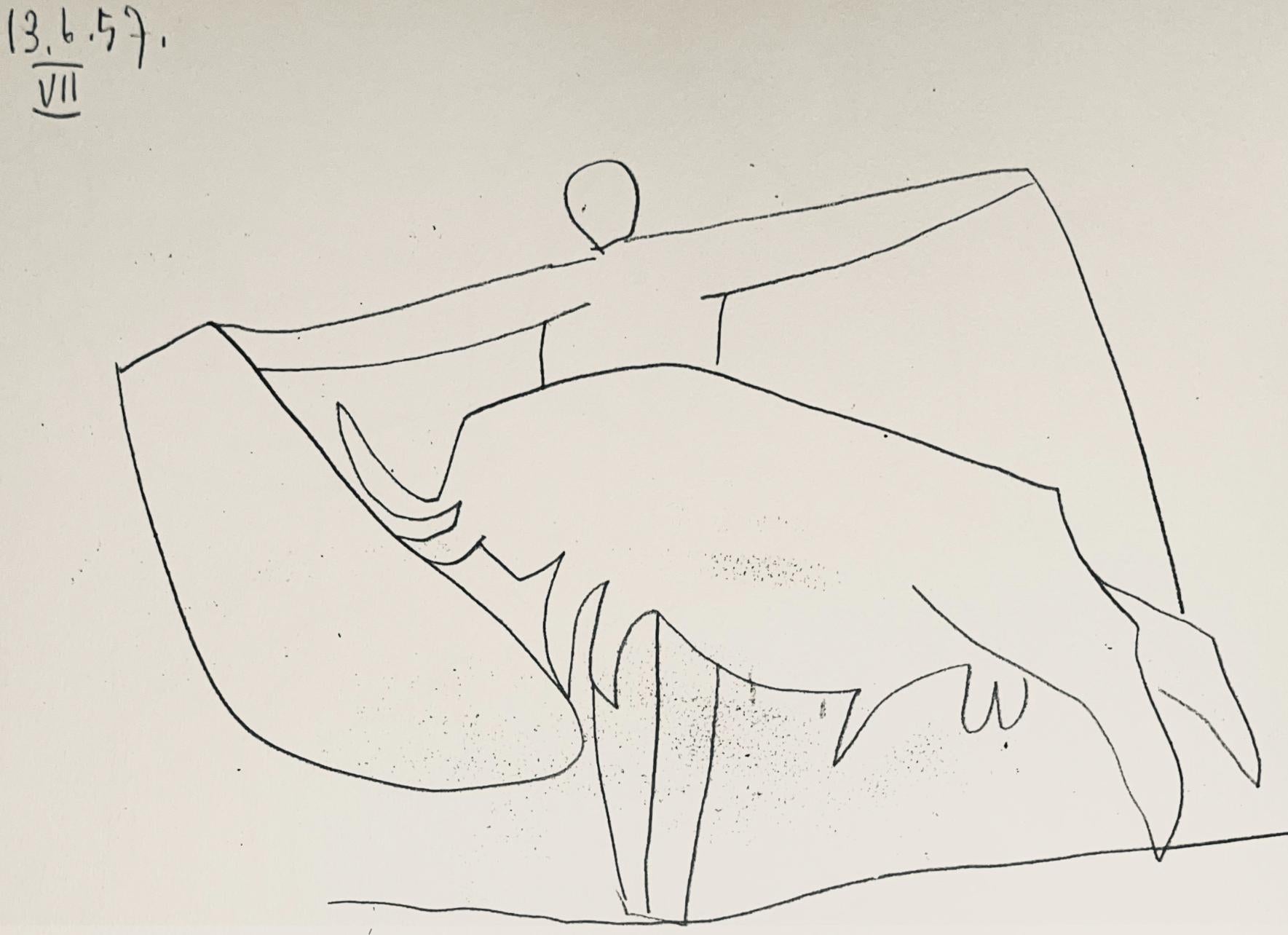 Picasso, Composition (Bloch 1276; Czwiklitzer 23), Toros y Toreros (after) - Print by Pablo Picasso