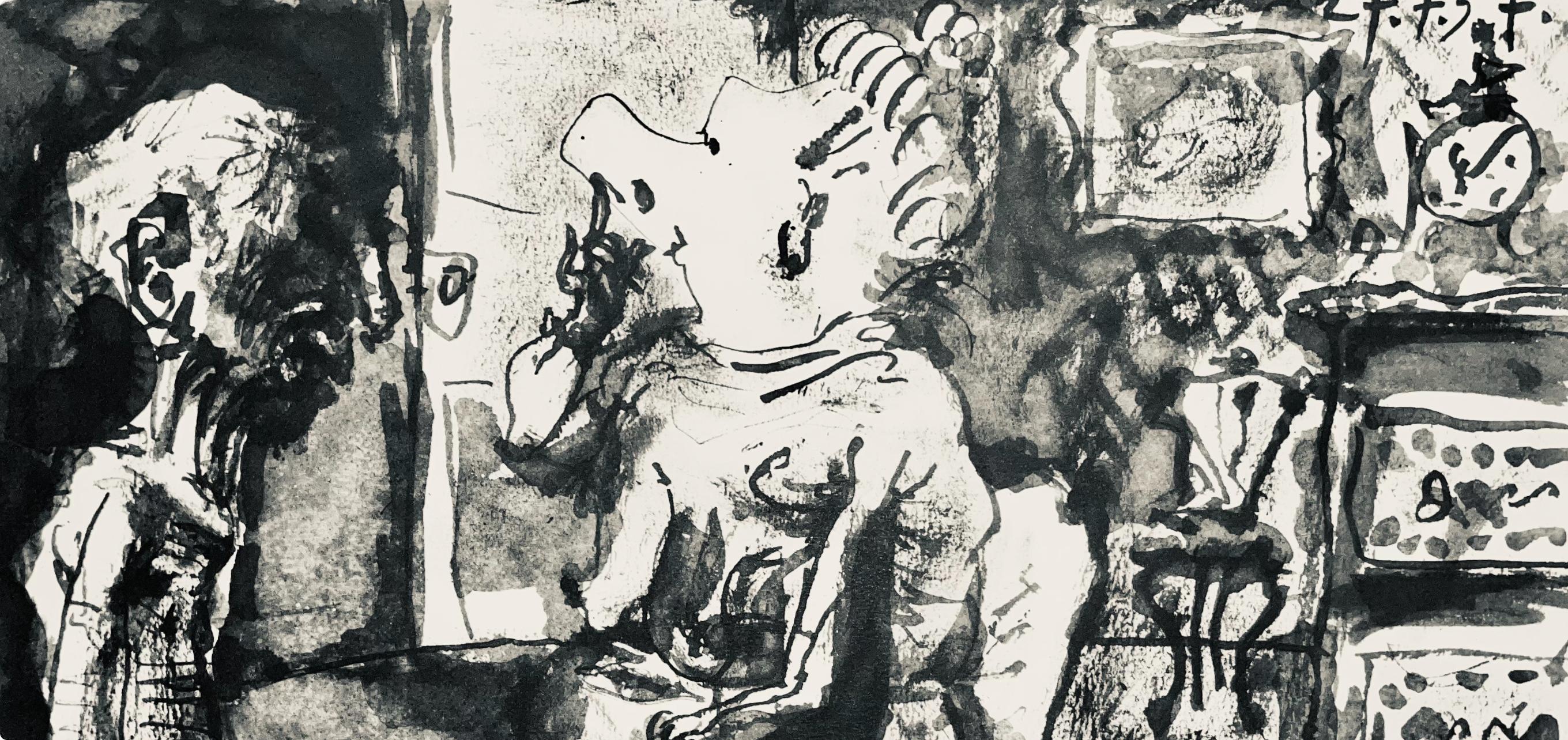 Picasso, Composition (Bloch 1276 ; Czwiklitzer 23), Toros y Toreros (après) - Print de Pablo Picasso