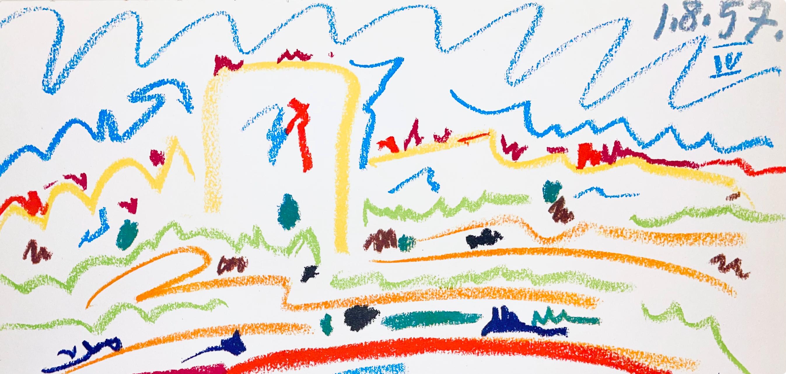 Picasso, Composition (Bloch 1276 ; Czwiklitzer 23), Toros y Toreros (après) - Print de Pablo Picasso