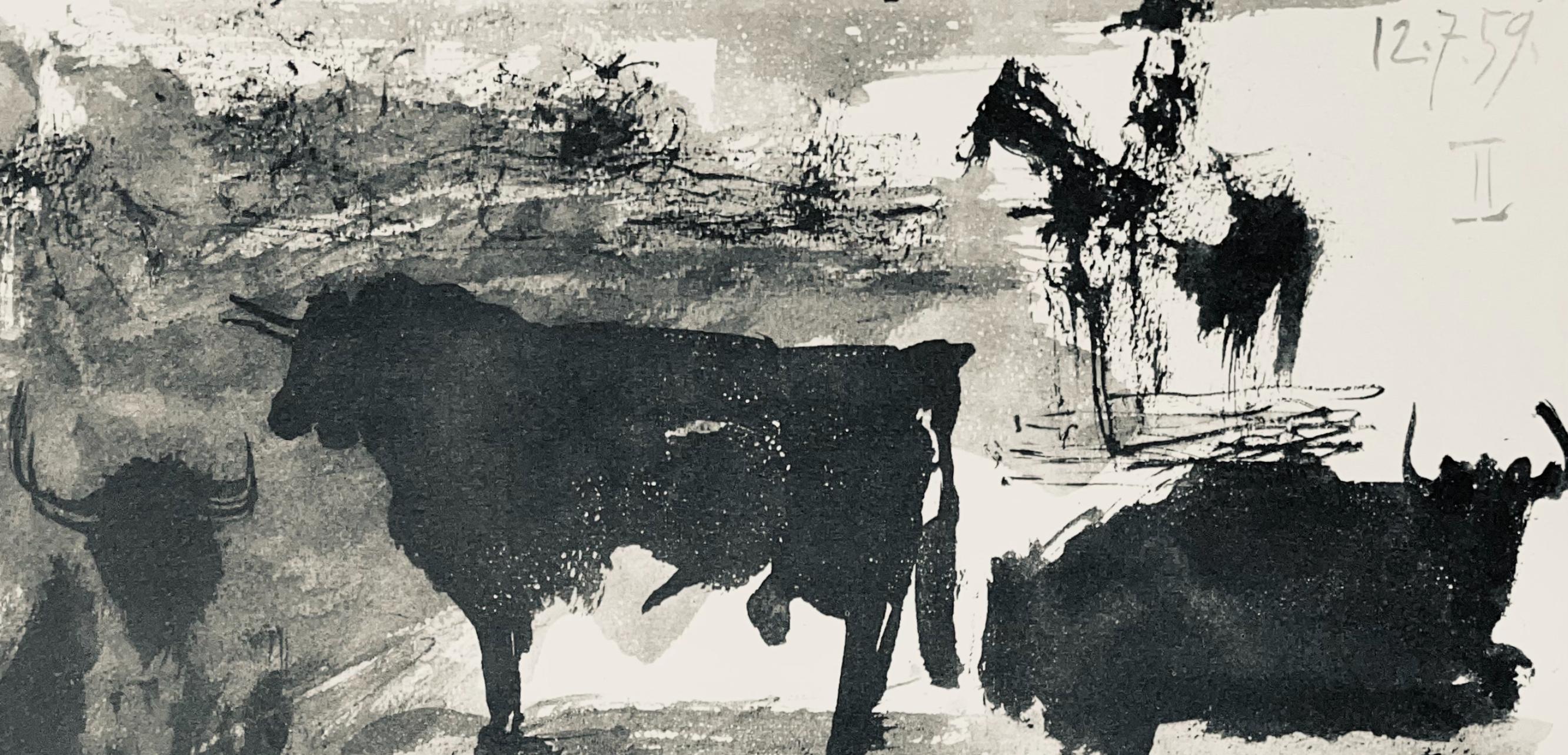 Picasso, Composizione (Bloch 1276; Czwiklitzer 23), Toros y Toreros (dopo) - Print di Pablo Picasso