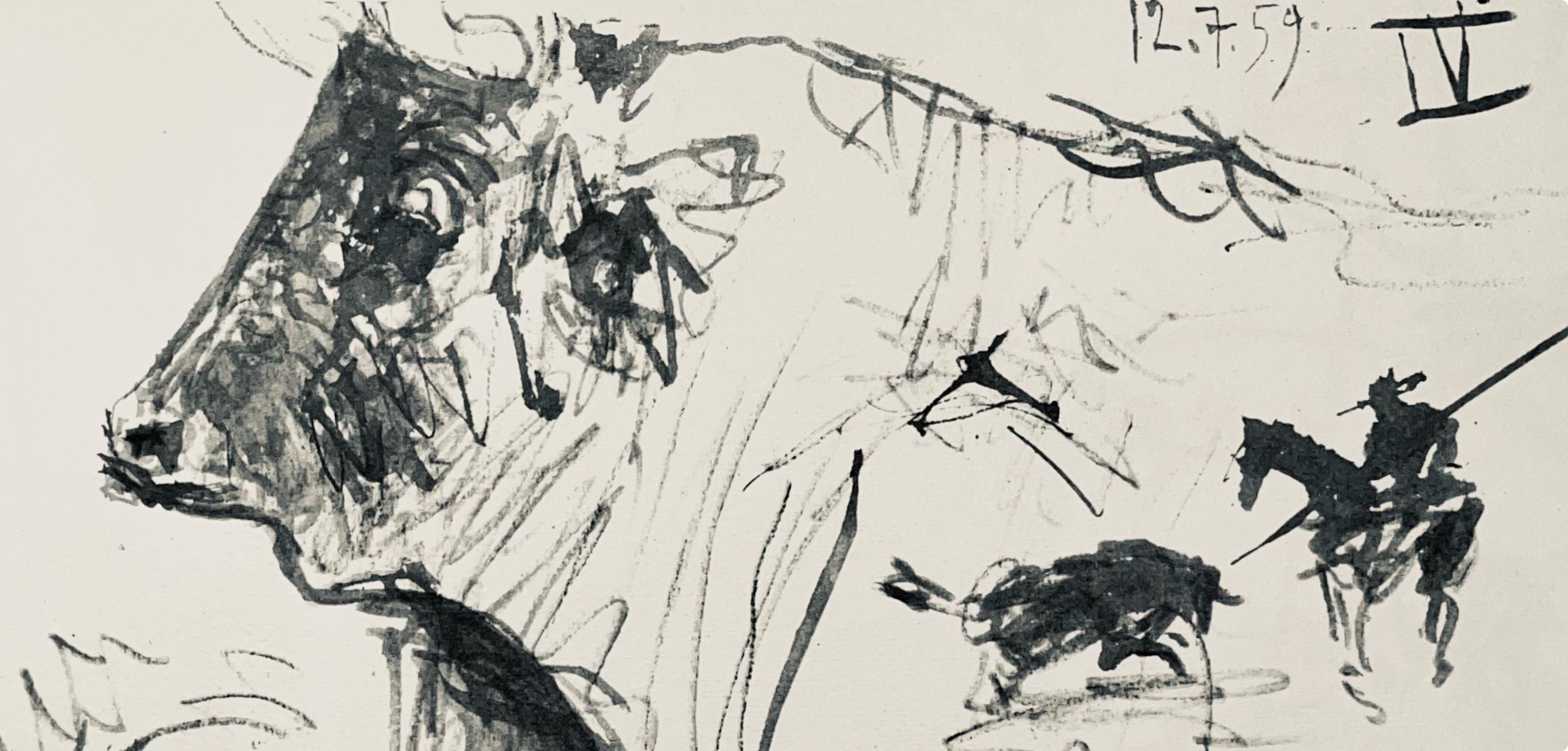 Picasso, Composition (Bloch 1276; Czwiklitzer 23), Toros y Toreros (after) - Print by Pablo Picasso