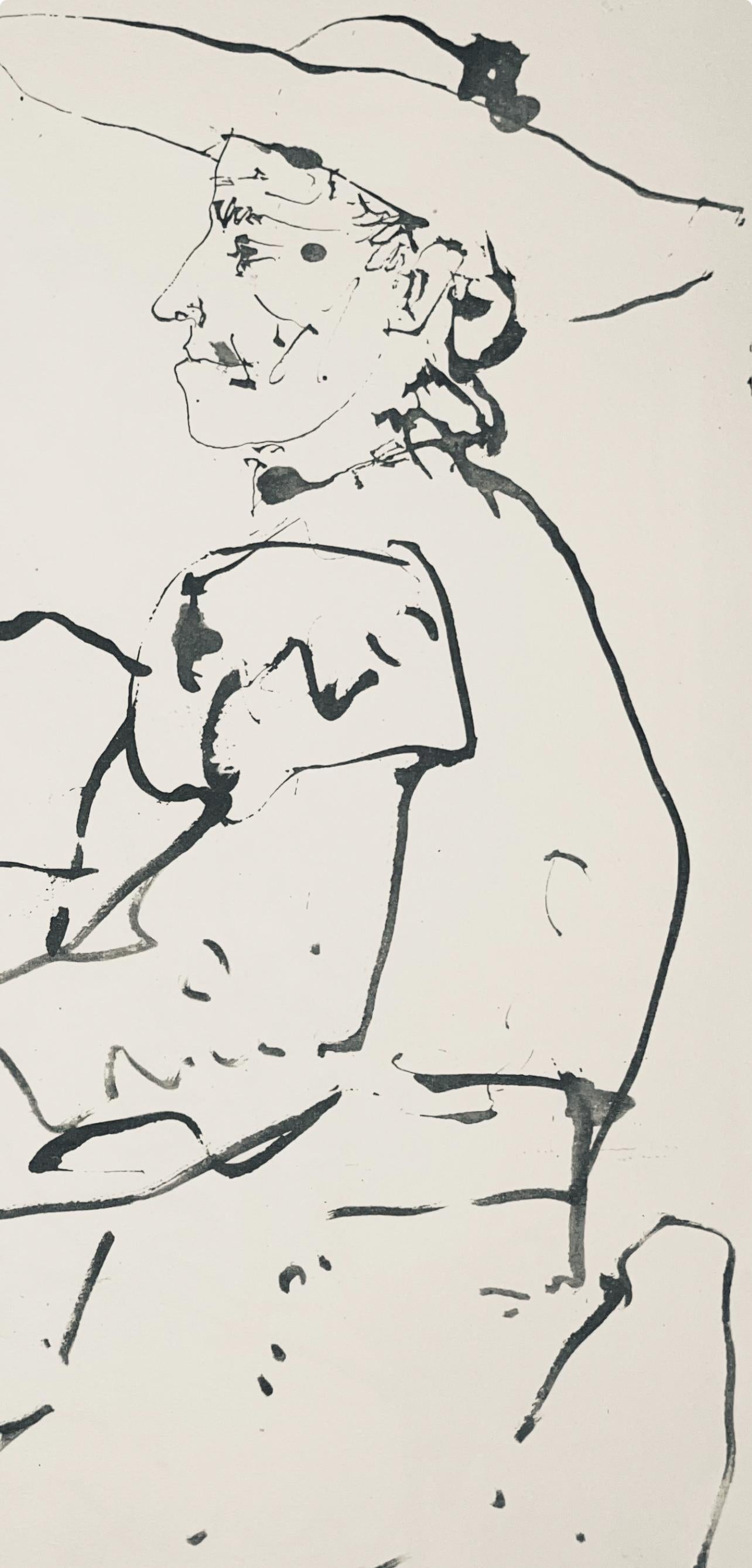 Picasso, Composition (Bloch 1276 ; Czwiklitzer 23), Toros y Toreros (après) - Print de Pablo Picasso