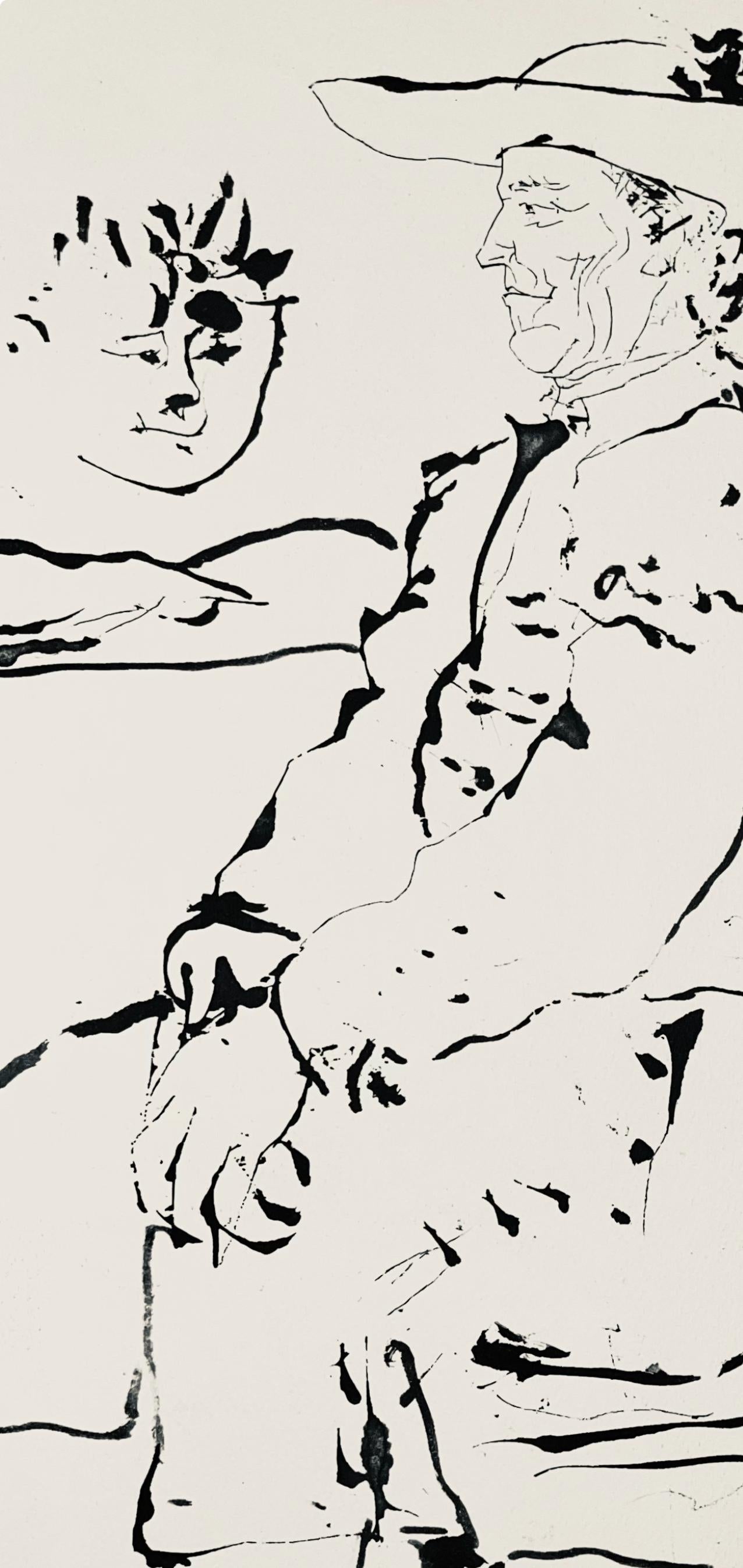 Picasso, Composition (Bloch 1276 ; Czwiklitzer 23), Toros y Toreros (après) - Print de Pablo Picasso