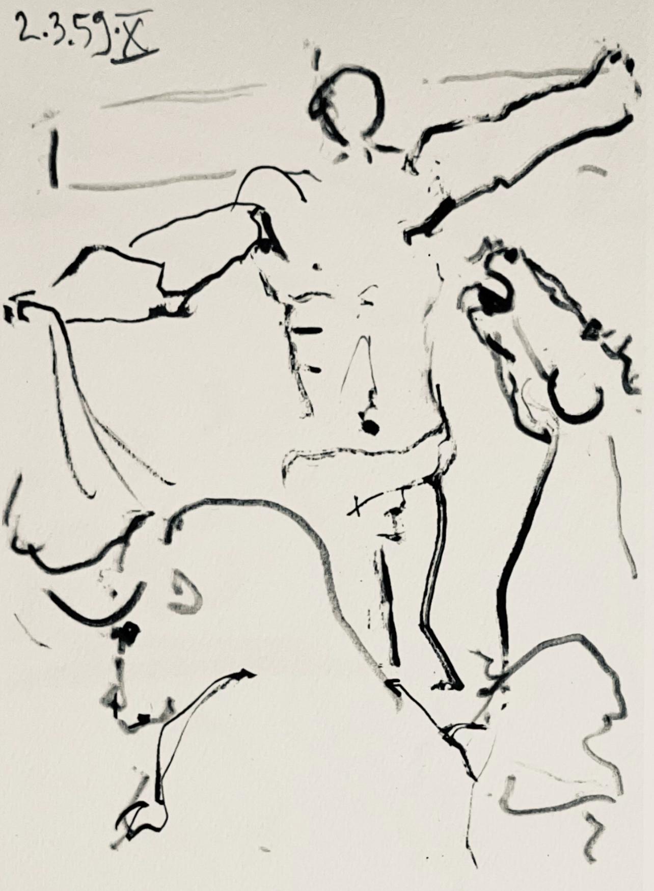 Picasso, Composition (Bloch 1276; Czwiklitzer 23), Toros y Toreros (after) - Print by Pablo Picasso