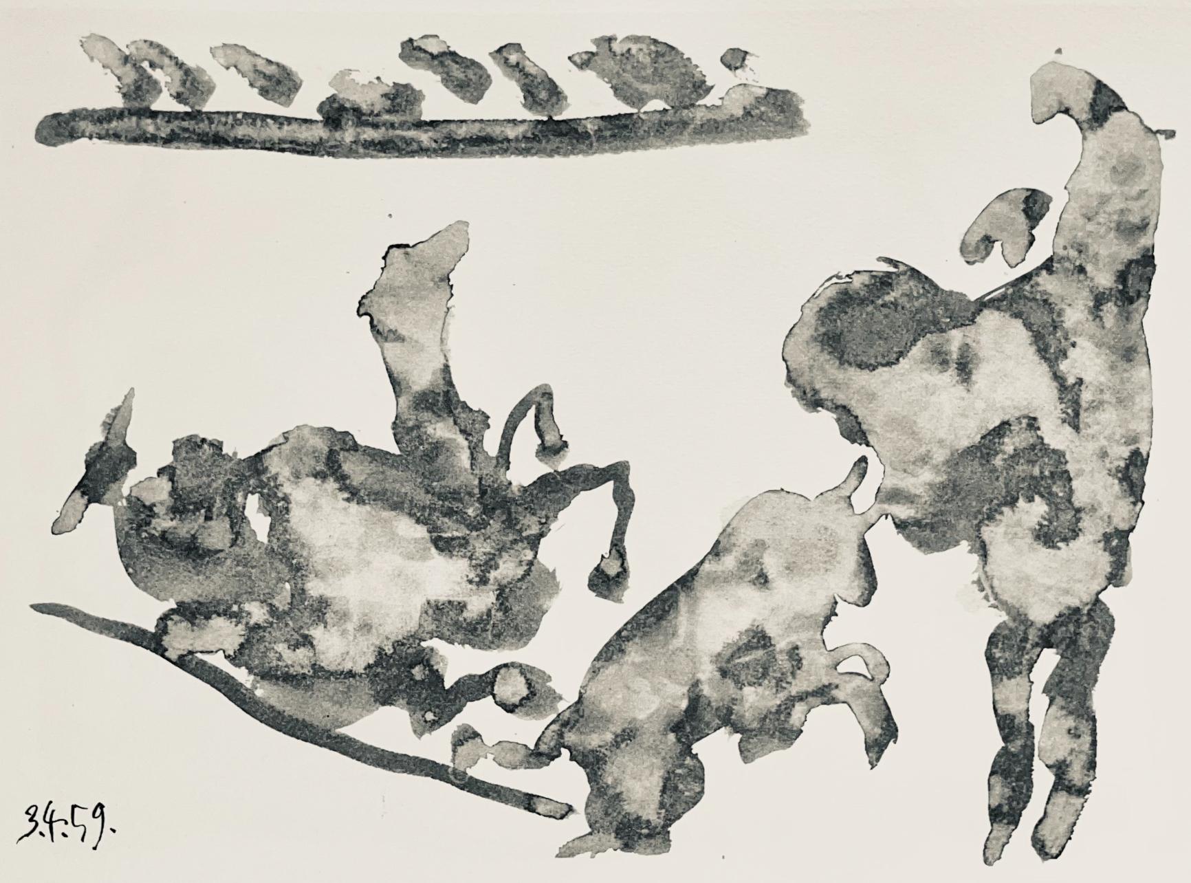 Picasso, Composition (Bloch 1276; Czwiklitzer 23), Toros y Toreros (after) - Print by Pablo Picasso
