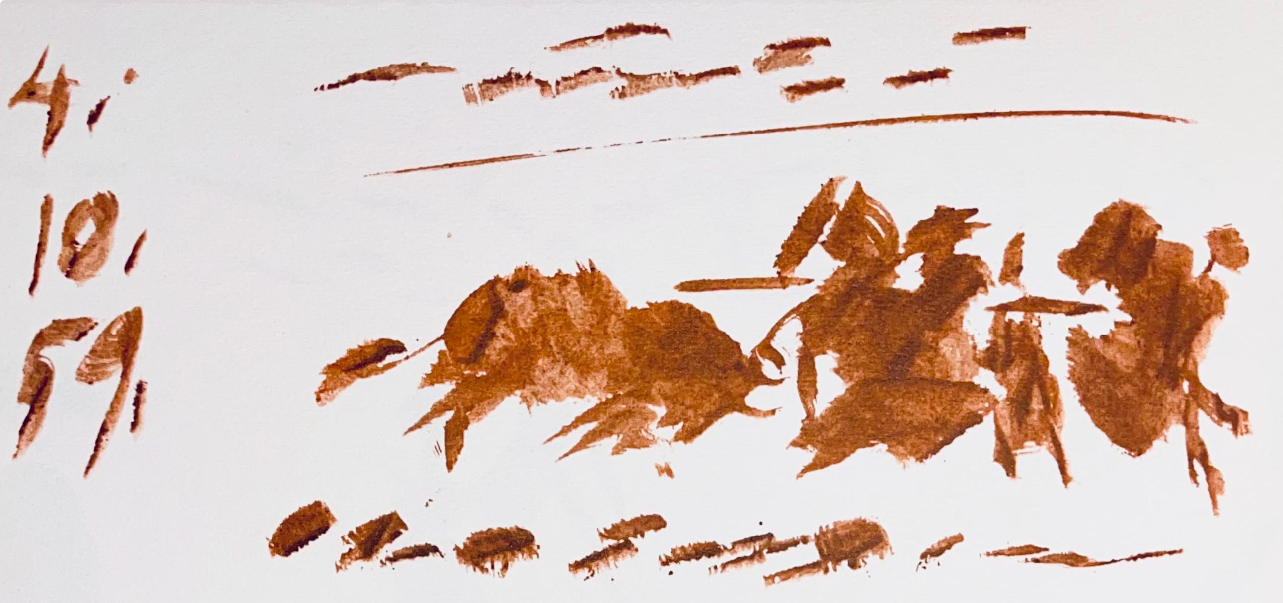 Picasso, Composition (Bloch 1276; Czwiklitzer 23), Toros y Toreros (after) - Print by Pablo Picasso