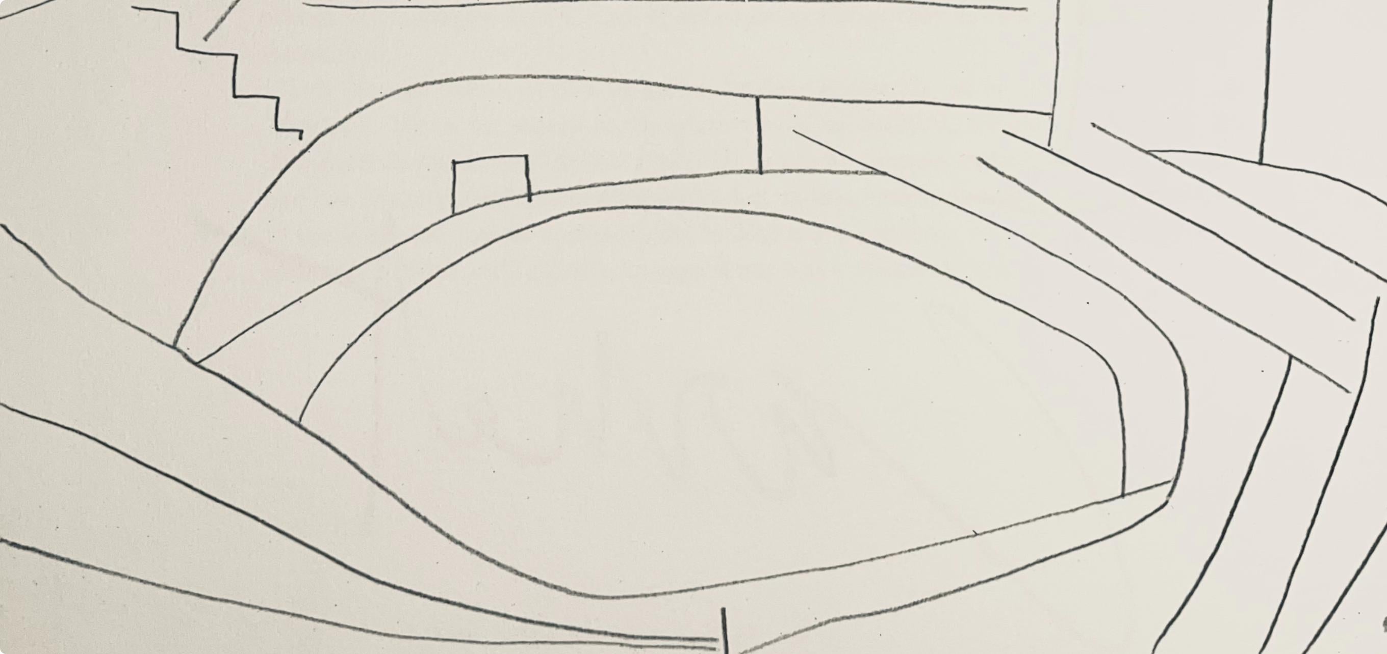 Picasso, Composizione (Bloch 1276; Czwiklitzer 23), Toros y Toreros (dopo) - Print Moderno di Pablo Picasso