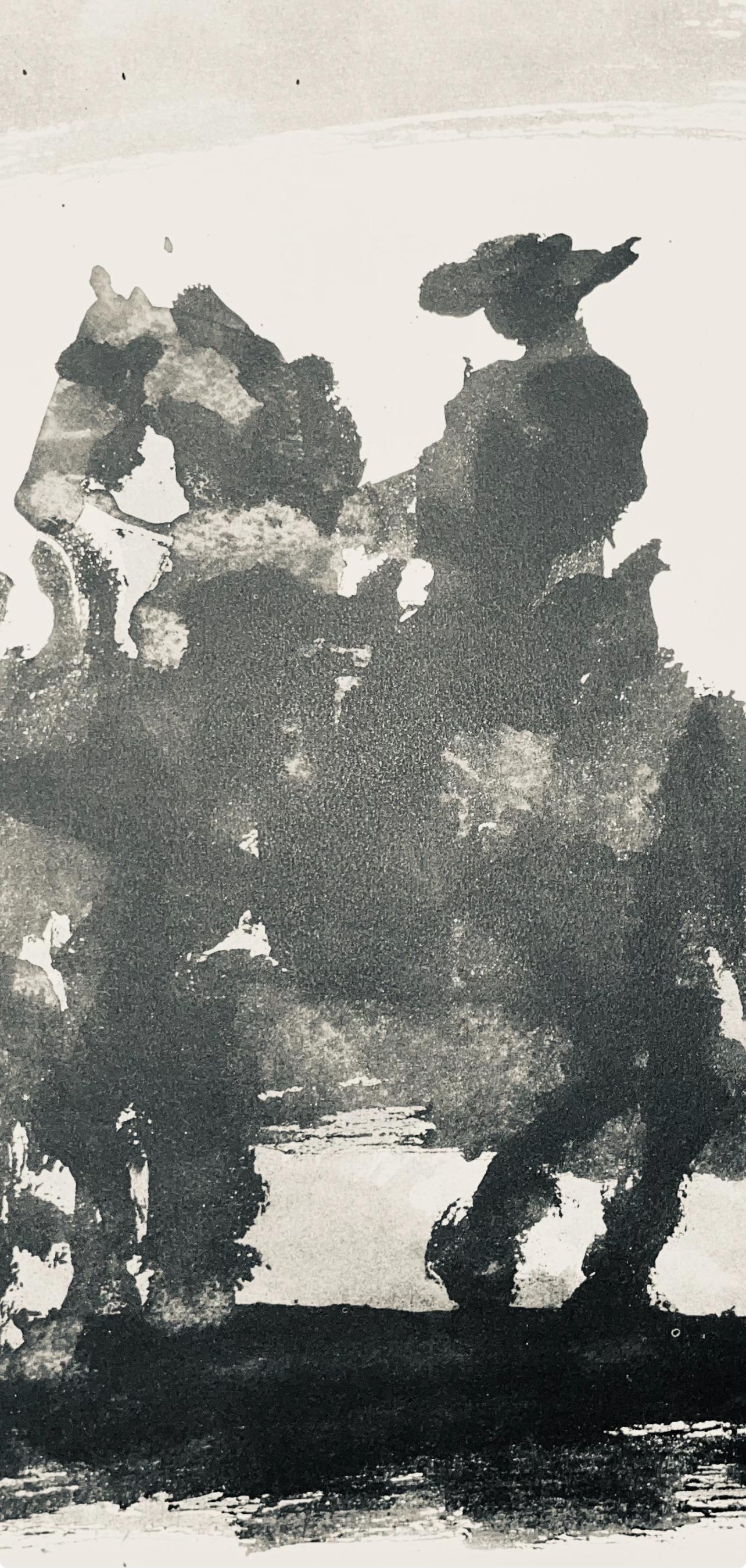 Picasso, Composition (Bloch 1276 ; Czwiklitzer 23), Toros y Toreros (après) - Moderne Print par Pablo Picasso