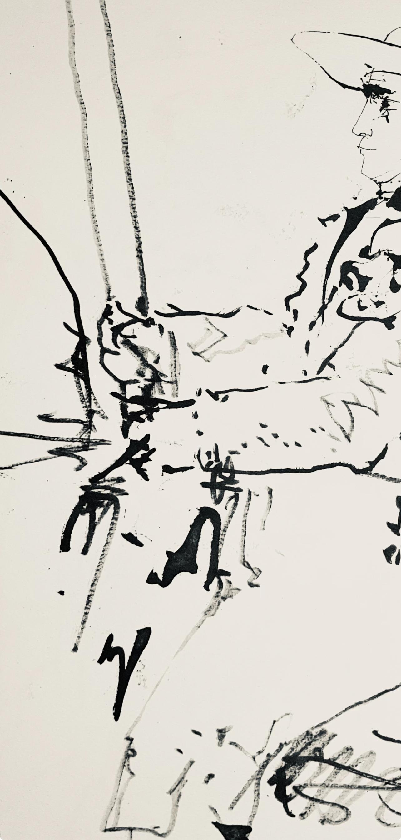 Picasso, Komposition (Bloch 1276; Czwiklitzer 23), Toros y Toreros (nach) (Moderne), Print, von Pablo Picasso