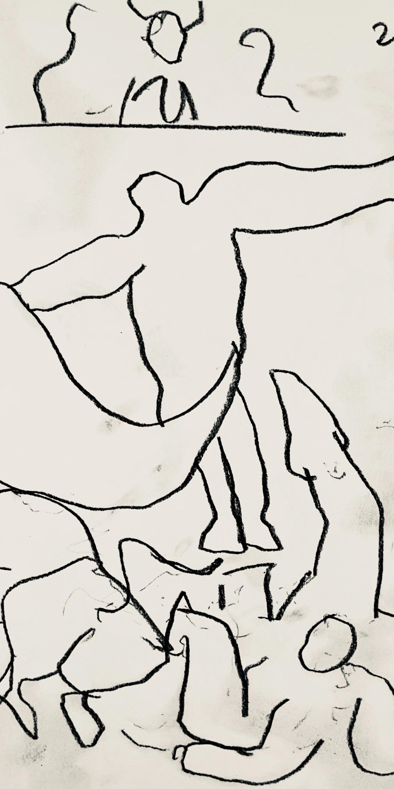 Picasso, Composition (Bloch 1276; Czwiklitzer 23), Toros y Toreros (after) - Modern Print by Pablo Picasso