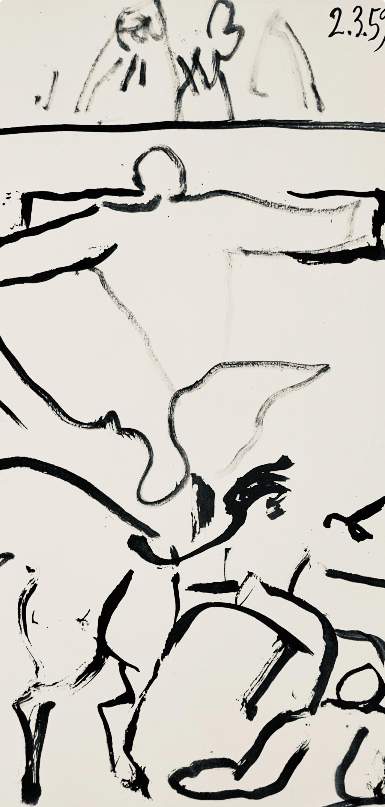 Picasso, Composition (Bloch 1276; Czwiklitzer 23), Toros y Toreros (after) - Modern Print by Pablo Picasso