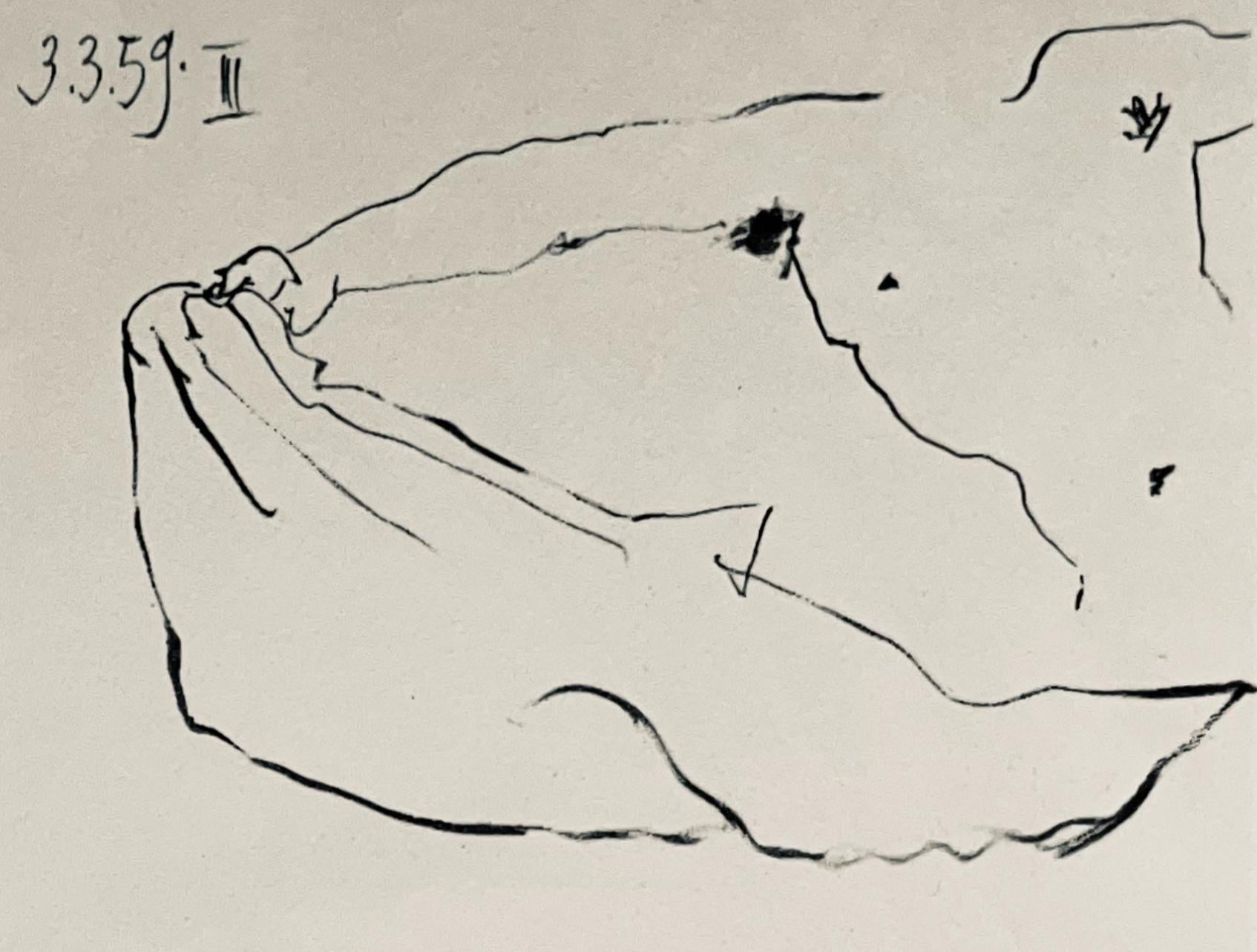 Picasso, Composition (Bloch 1276; Czwiklitzer 23), Toros y Toreros (after) - Modern Print by Pablo Picasso