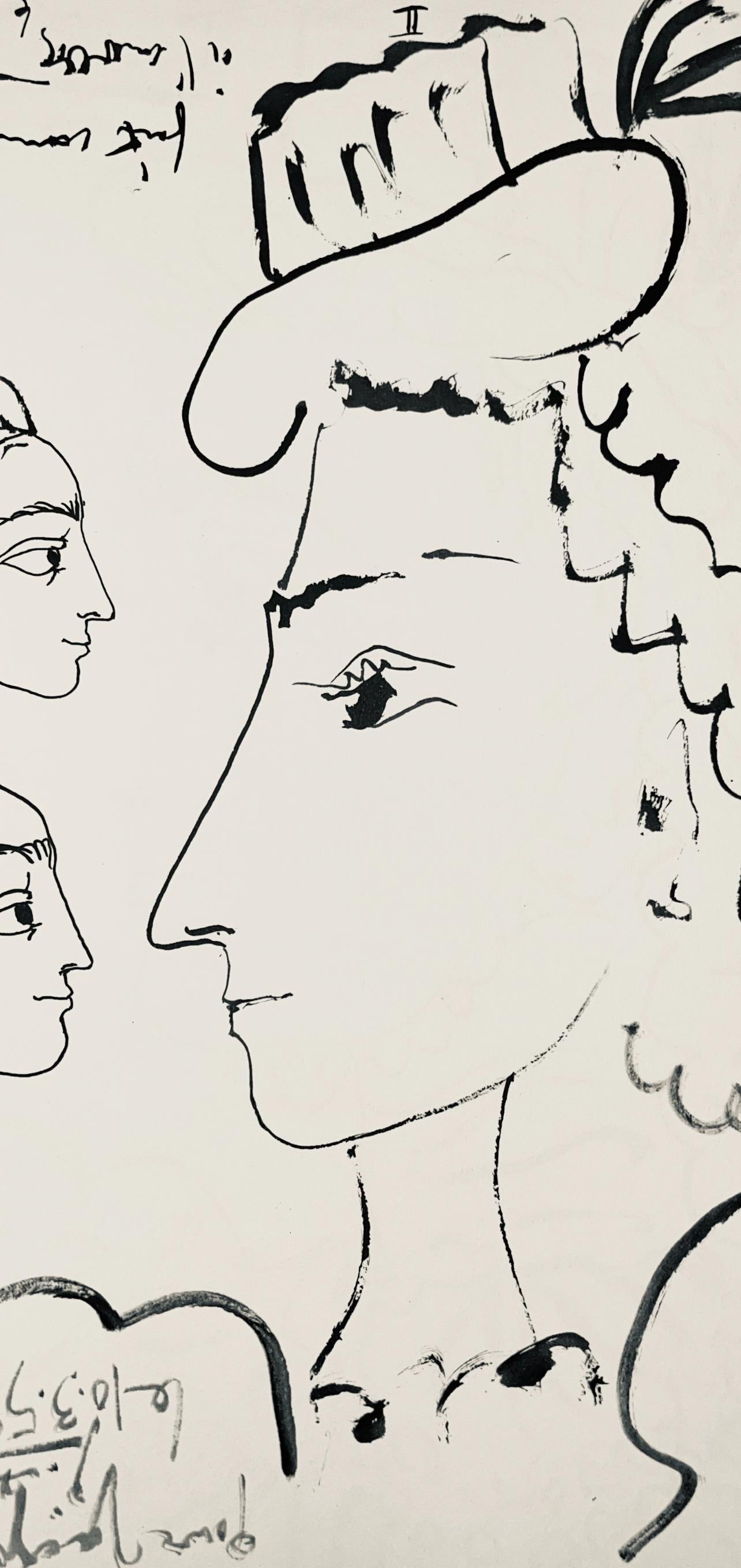 Picasso, Composition (Bloch 1276; Czwiklitzer 23), Toros y Toreros (after) - Modern Print by Pablo Picasso