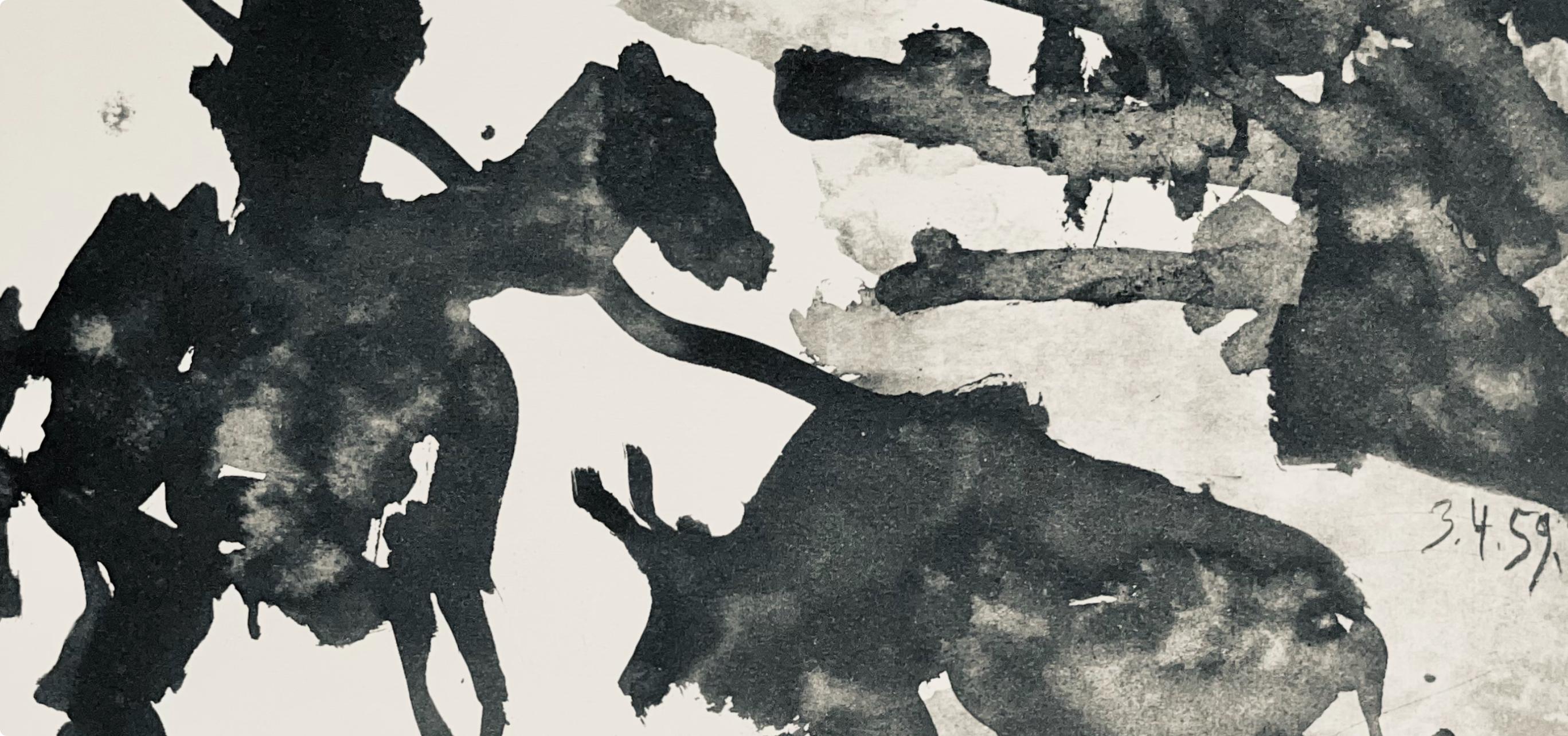 Picasso, Composition (Bloch 1276; Czwiklitzer 23), Toros y Toreros (after) - Modern Print by Pablo Picasso
