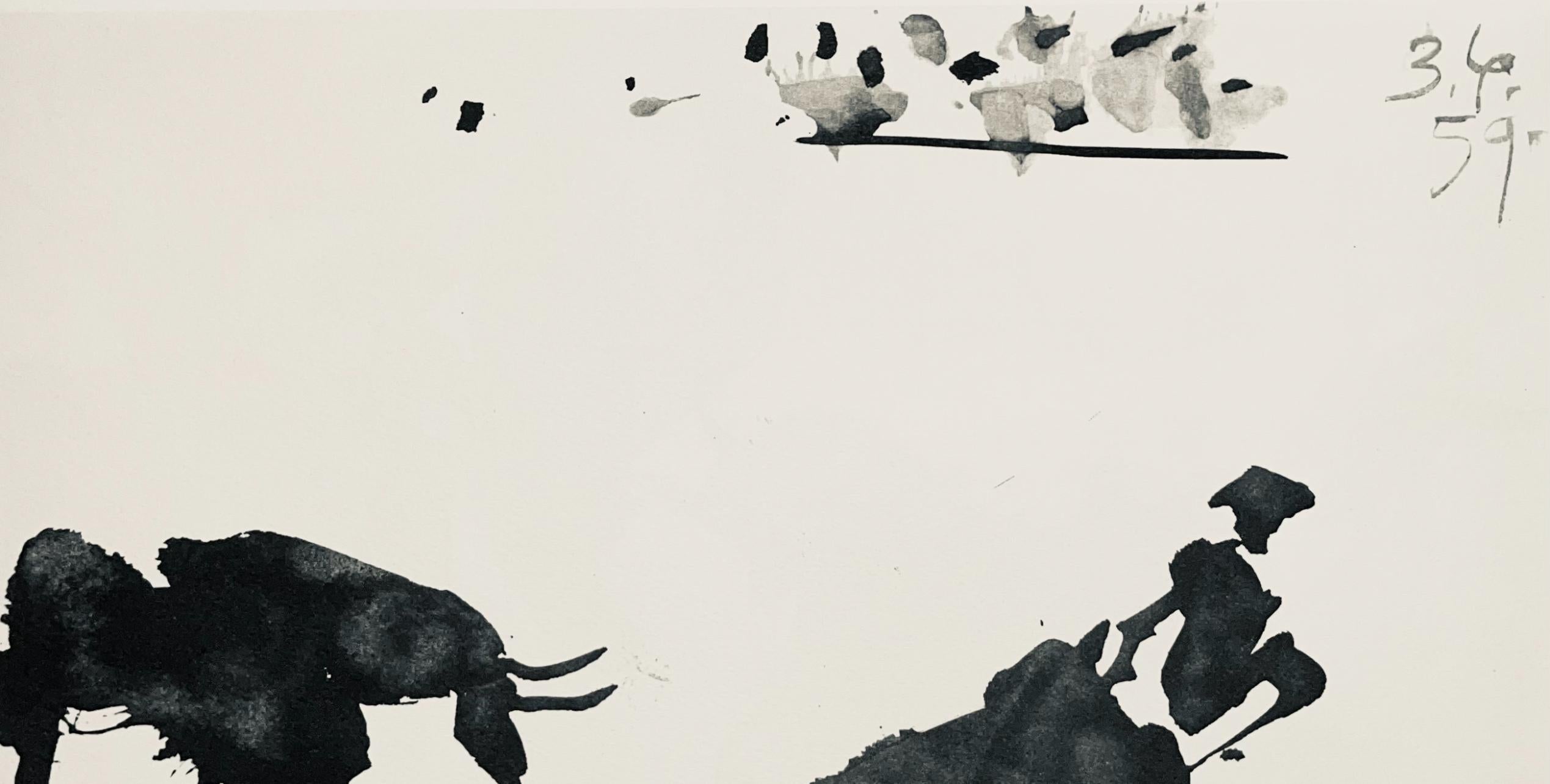 Picasso, Composition (Bloch 1276; Czwiklitzer 23), Toros y Toreros (after) - Modern Print by Pablo Picasso