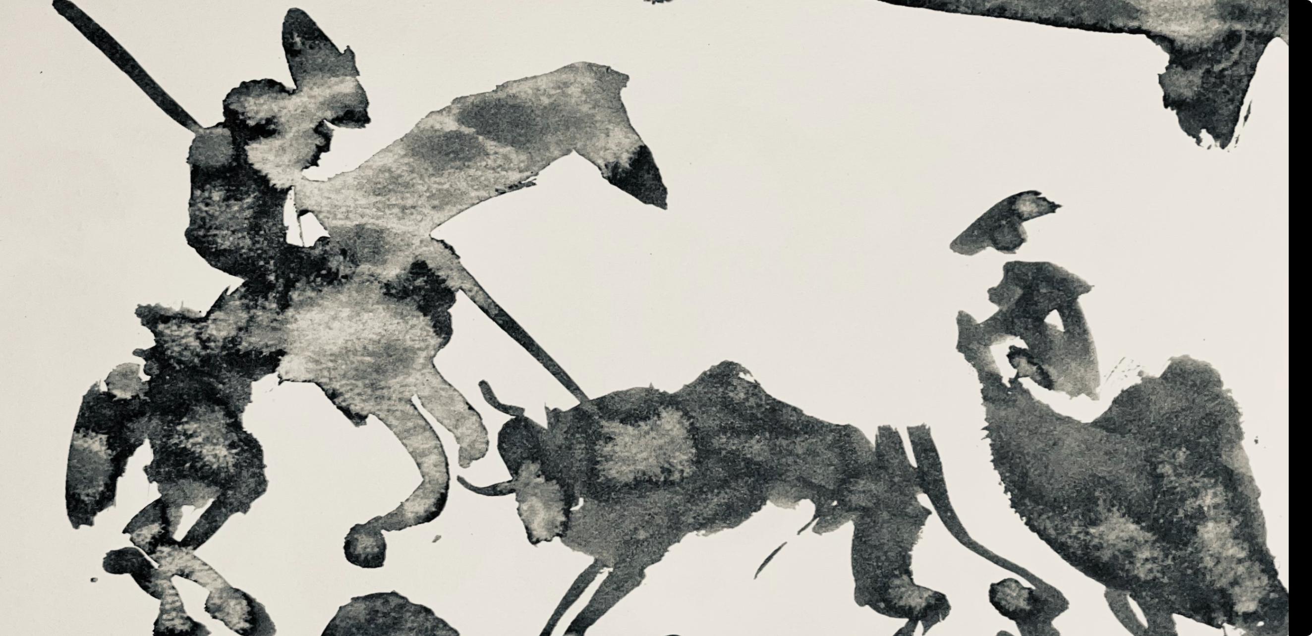 Picasso, Composition (Bloch 1276; Czwiklitzer 23), Toros y Toreros (after) - Modern Print by Pablo Picasso