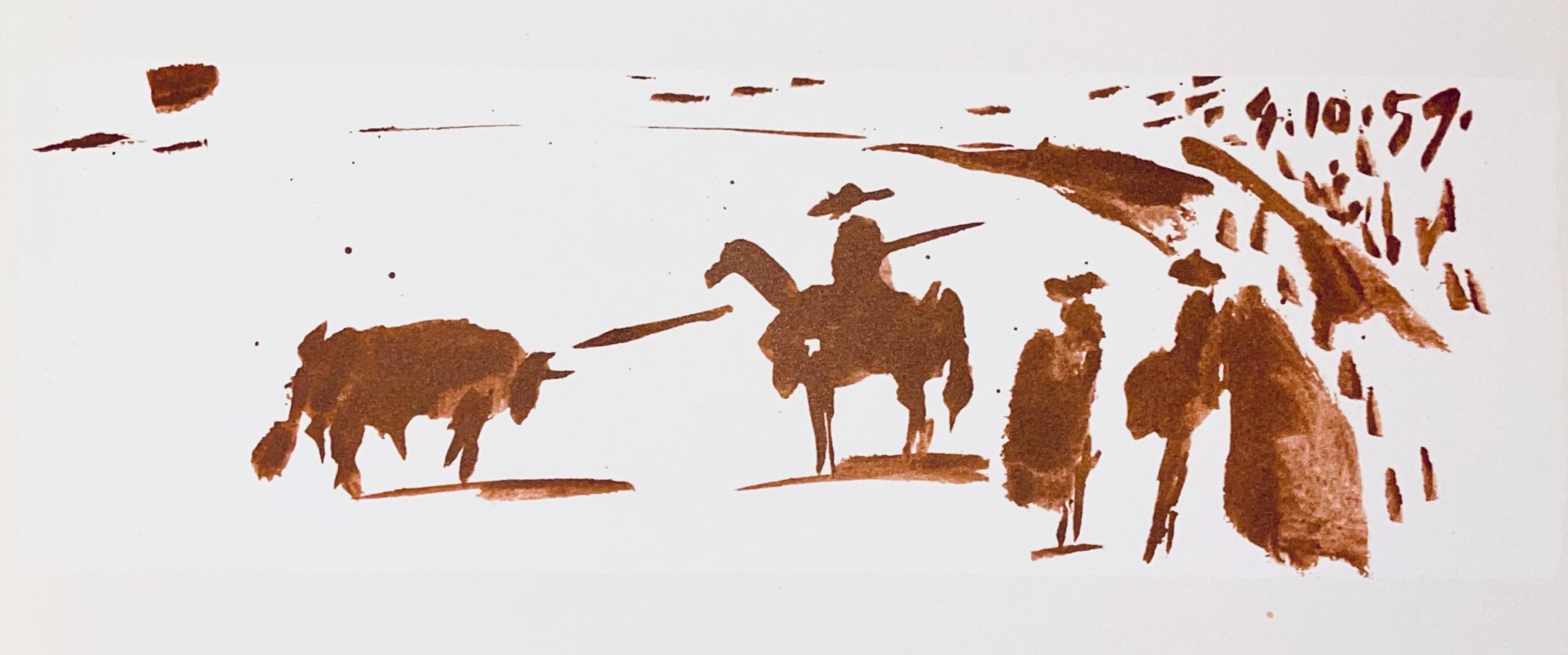 Picasso, Composition (Bloch 1276; Czwiklitzer 23), Toros y Toreros (after) - Modern Print by Pablo Picasso