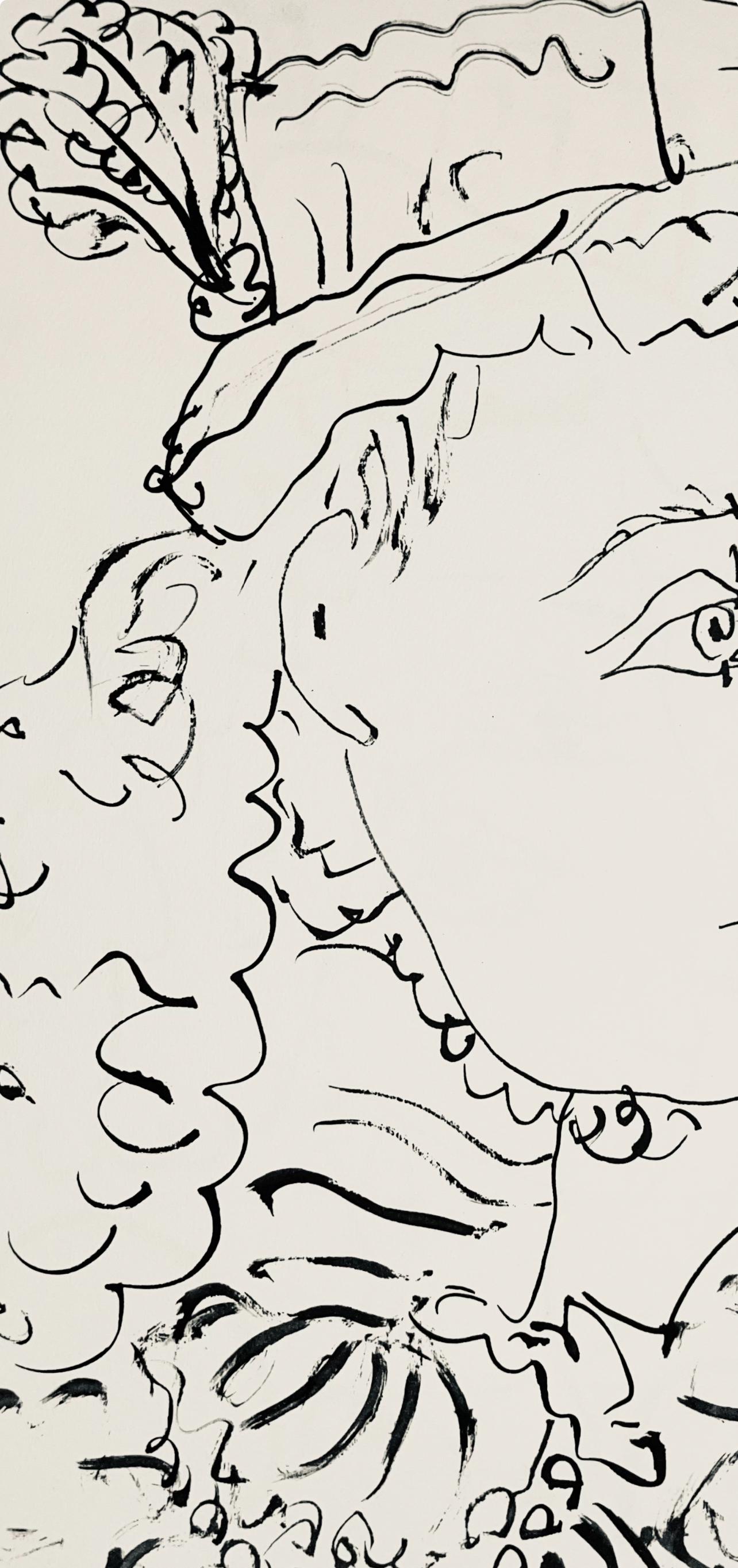Picasso, Composition (Bloch 1276; Czwiklitzer 23), Toros y Toreros (after) - Beige Figurative Print by Pablo Picasso