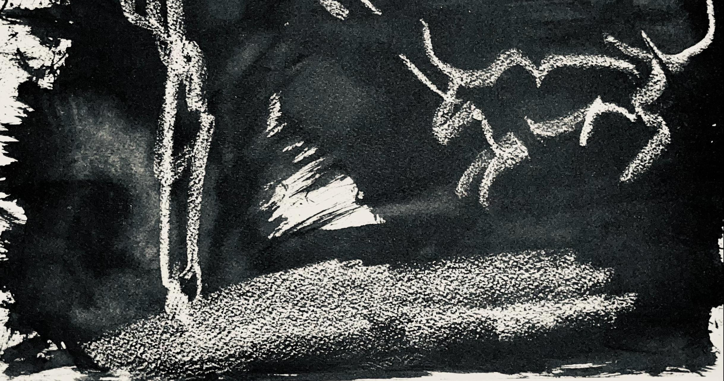 Picasso, Composition (Bloch 1276; Czwiklitzer 23), Toros y Toreros (after) - Black Figurative Print by Pablo Picasso