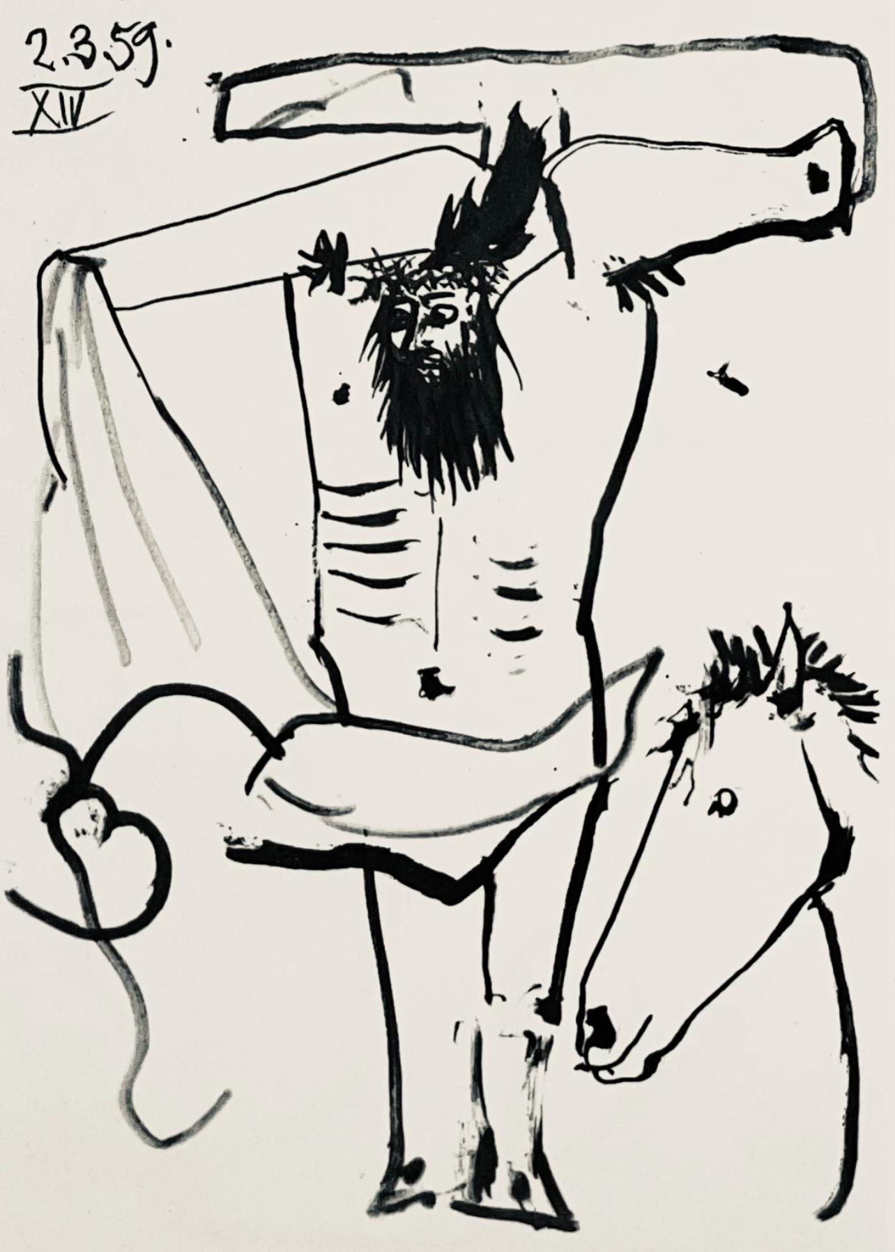 Lithograph on Arches wove paper. Unsigned and unnumbered, as issued. Good condition. Notes: From the volume, Pablo Picasso, Toros y Toreros, 1961. Published by aux Éditions Cercle d'Art; printed by Mourlot Frères, Paris, April-June 1961. Excerpted