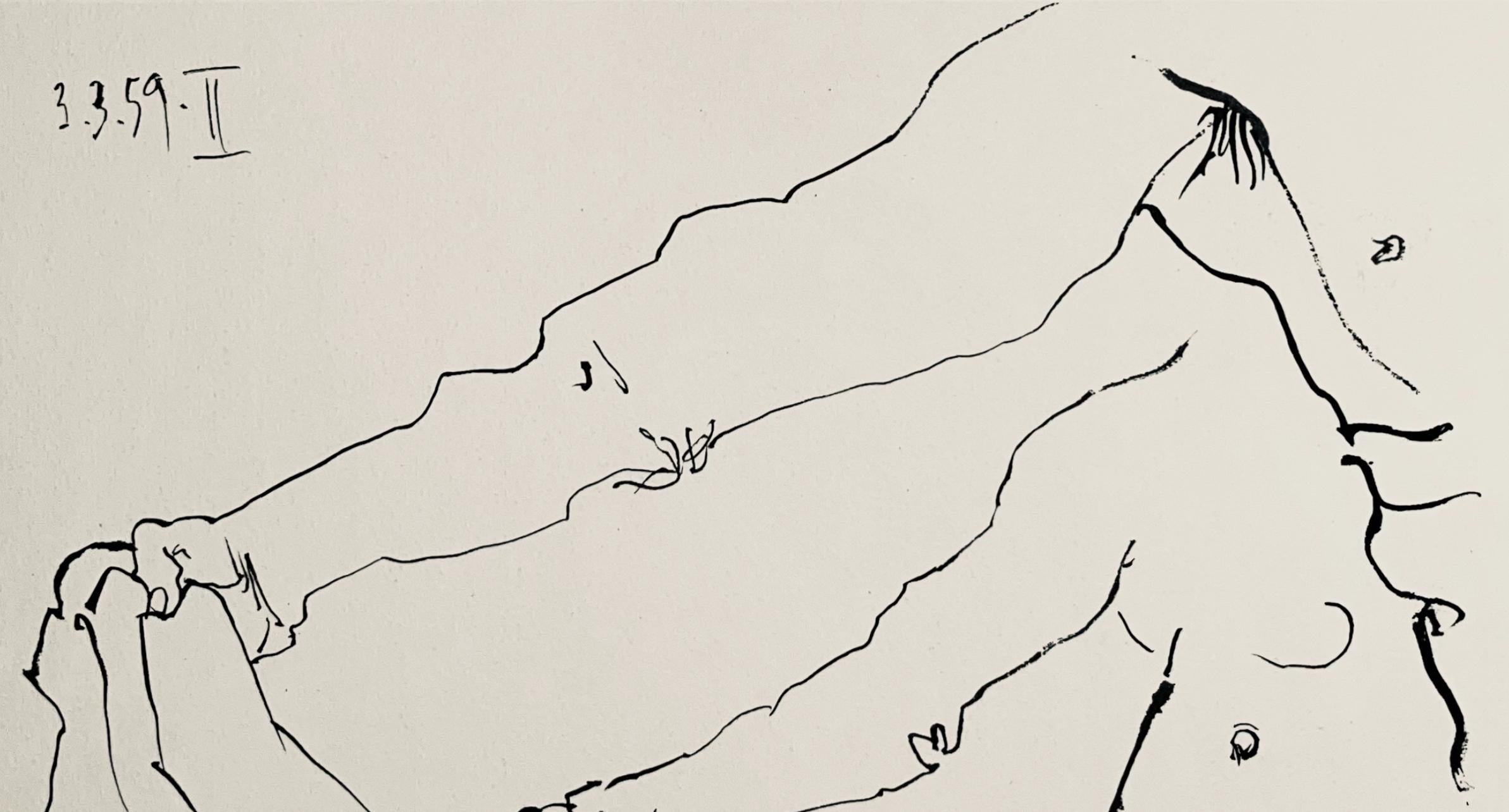 Lithograph on Arches wove paper. Unsigned and unnumbered, as issued. Good condition. Notes: From the volume, Pablo Picasso, Toros y Toreros, 1961. Published by aux Éditions Cercle d'Art; printed by Mourlot Frères, Paris, April-June 1961. Excerpted