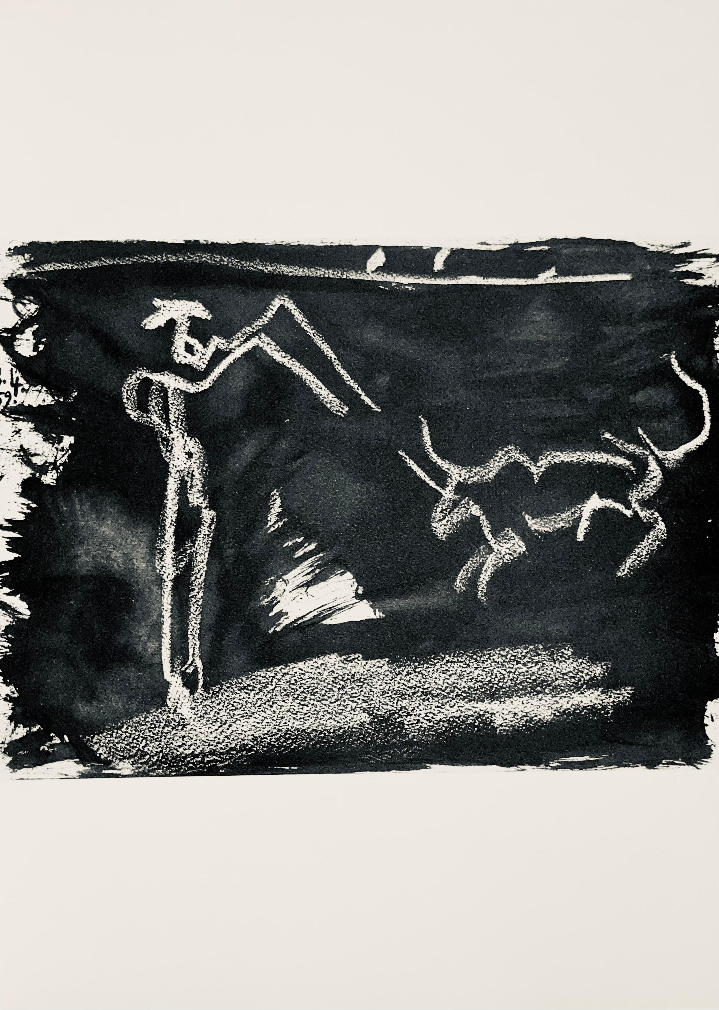 Lithograph on Arches wove paper. Unsigned and unnumbered, as issued. Good condition. Notes: From the volume, Pablo Picasso, Toros y Toreros, 1961. Published by aux Éditions Cercle d'Art; printed by Mourlot Frères, Paris, April-June 1961. Excerpted