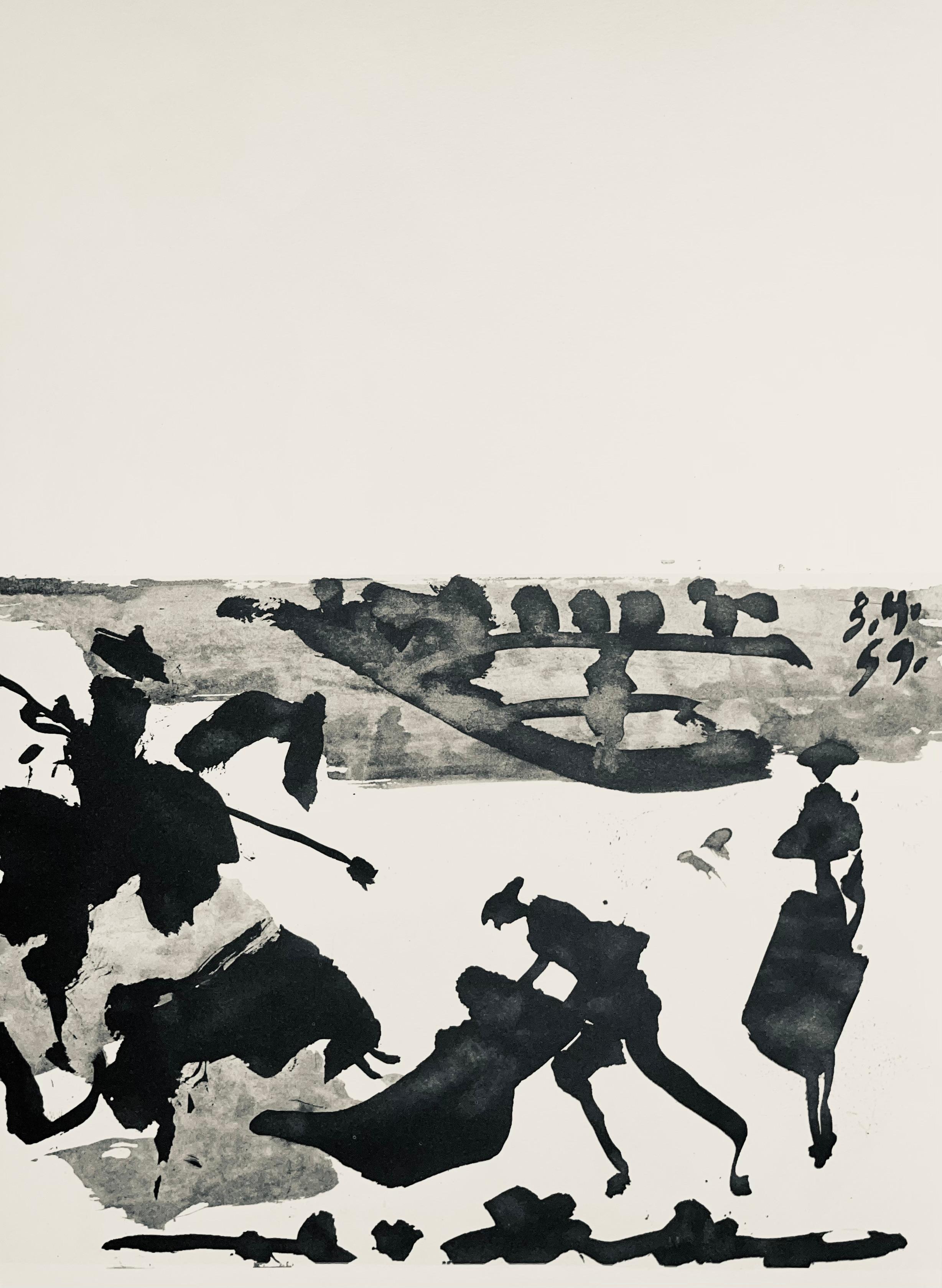Lithograph on Arches wove paper. Unsigned and unnumbered, as issued. Good condition. Notes: From the volume, Pablo Picasso, Toros y Toreros, 1961. Published by aux Éditions Cercle d'Art; printed by Mourlot Frères, Paris, April-June 1961. Excerpted