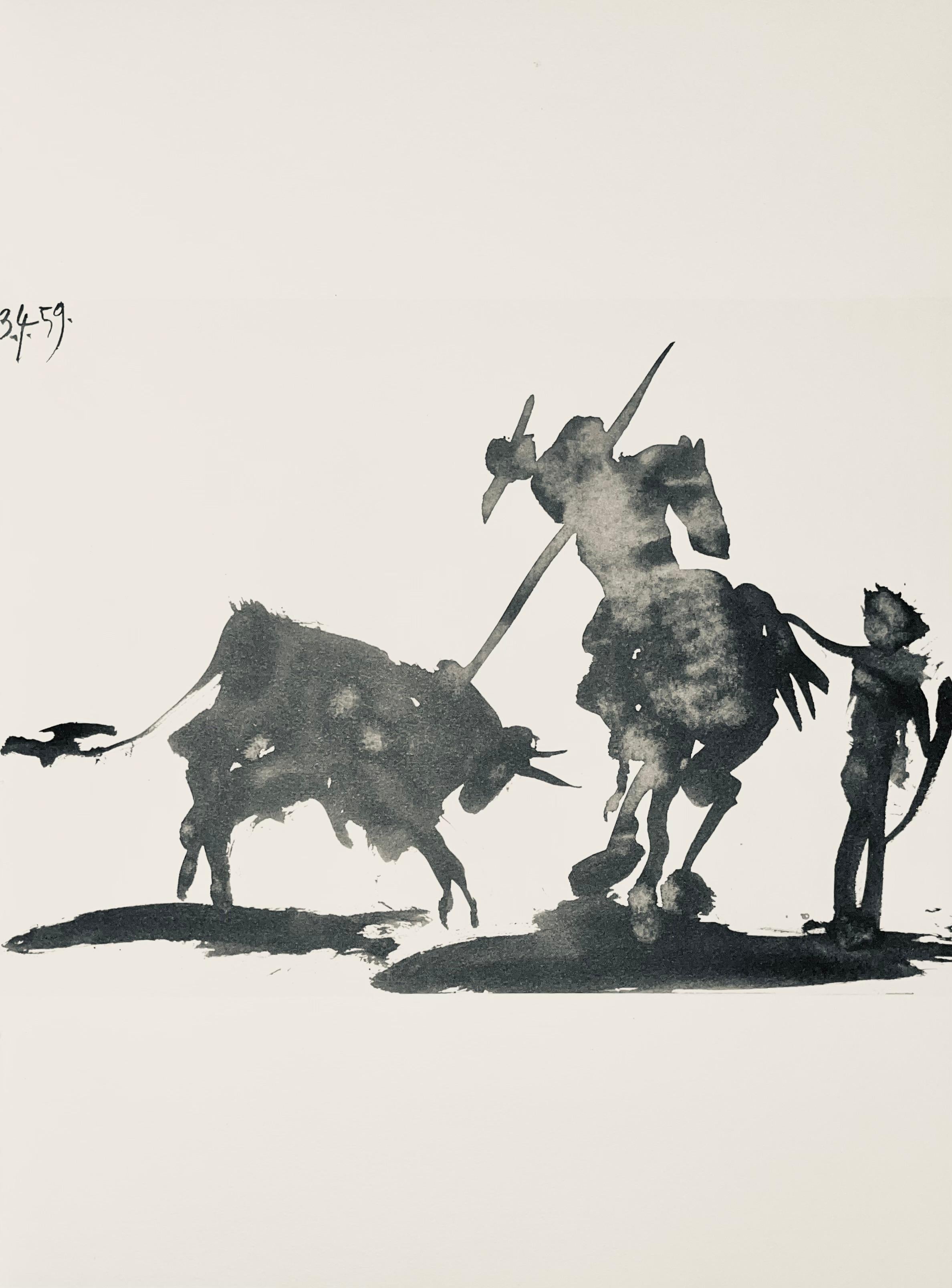 Lithograph on Arches wove paper. Unsigned and unnumbered, as issued. Good condition. Notes: From the volume, Pablo Picasso, Toros y Toreros, 1961. Published by aux Éditions Cercle d'Art; printed by Mourlot Frères, Paris, April-June 1961. Excerpted