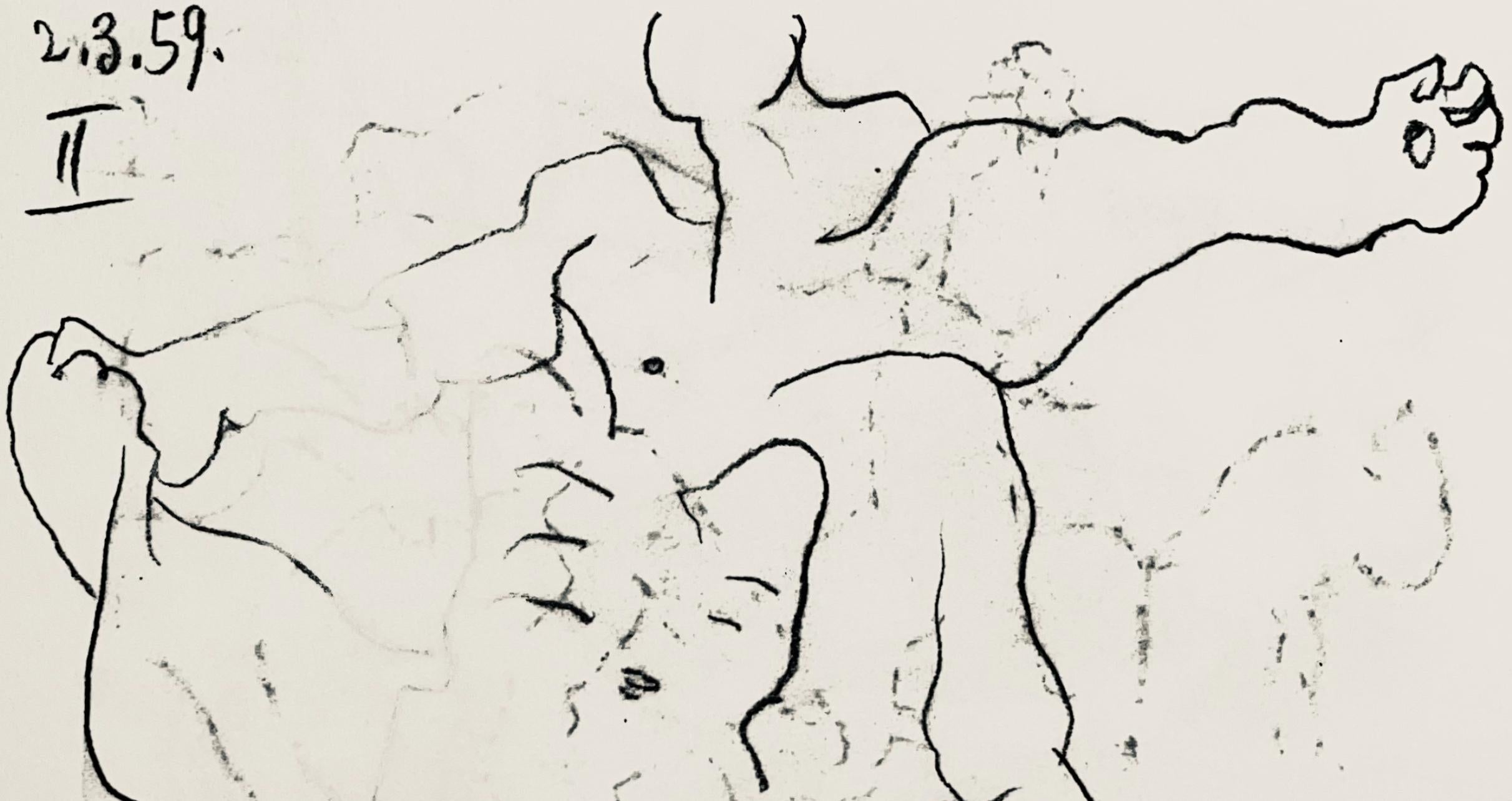 Picasso, Composition (Bloch 1276; Czwiklitzer 23), Toros y Toreros (after) For Sale 1
