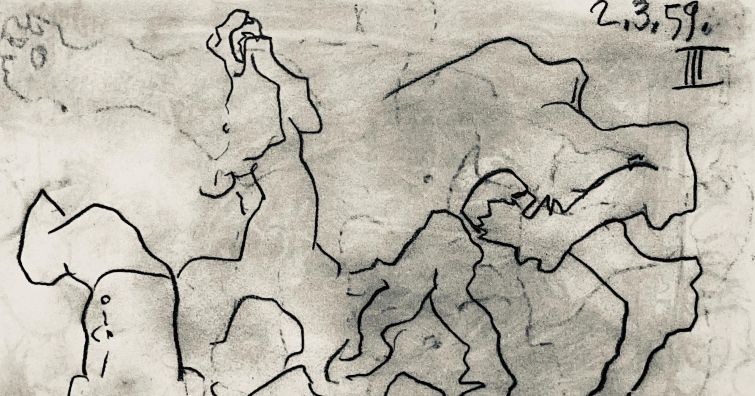 Picasso, Composition (Bloch 1276 ; Czwiklitzer 23), Toros y Toreros (après) en vente 1