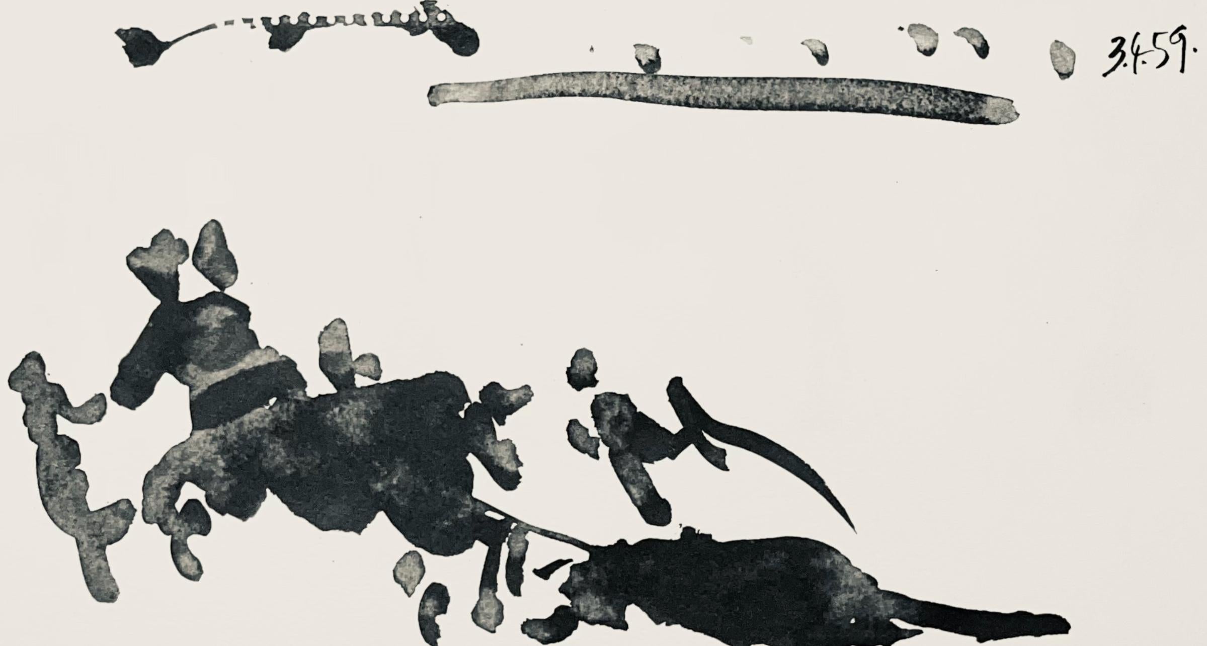 Picasso, Komposition (Bloch 1276; Czwiklitzer 23), Toros y Toreros (nach) im Angebot 1