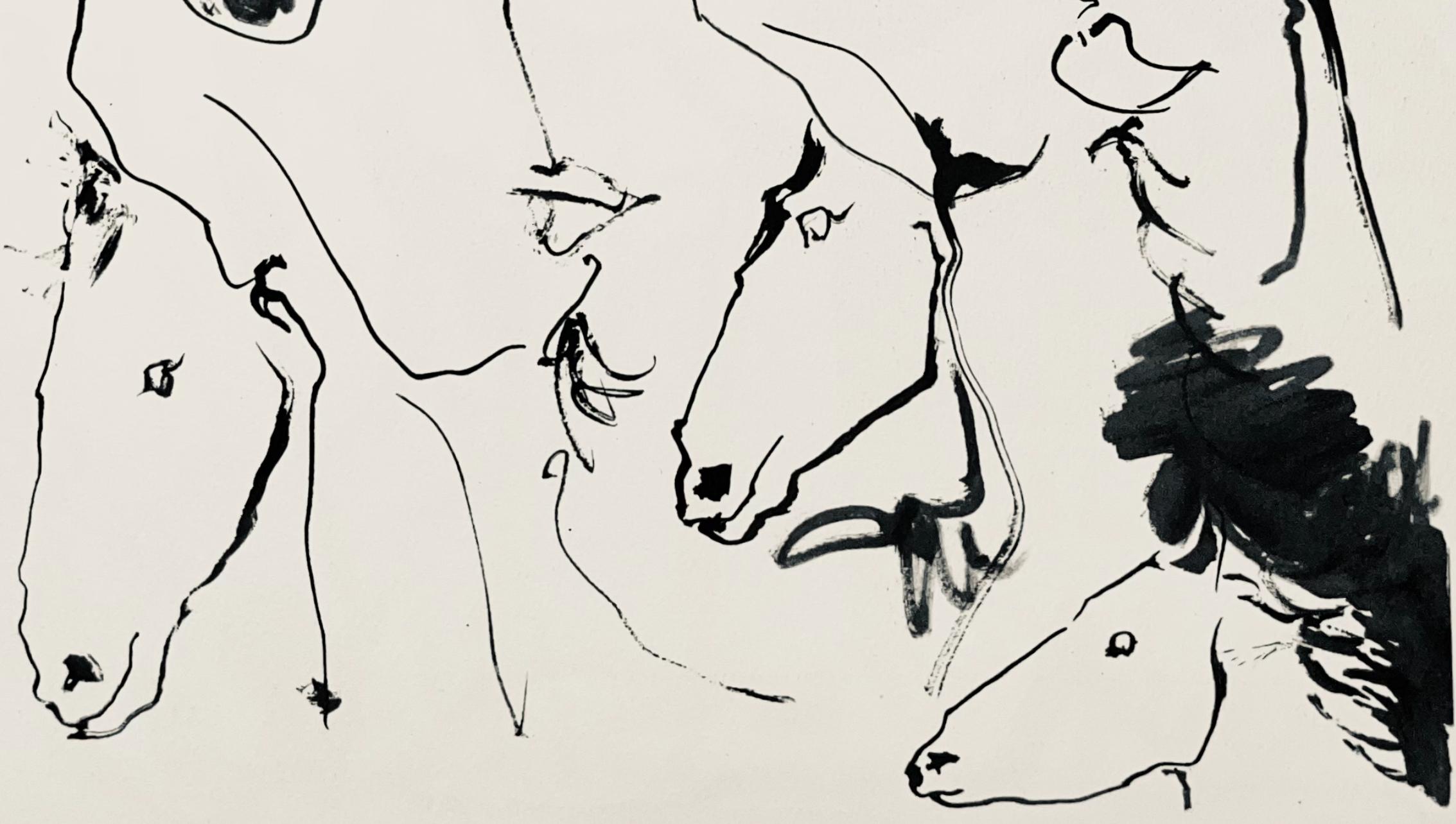 Picasso, Composition (Bloch 1276; Czwiklitzer 23), Toros y Toreros (after) For Sale 2