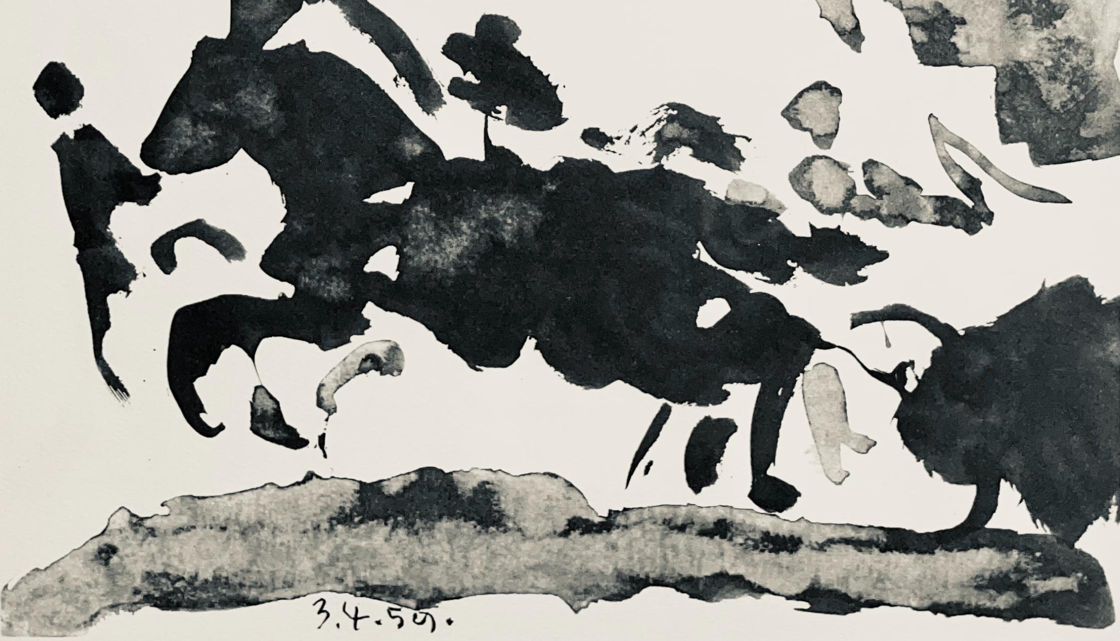 Picasso, Composition (Bloch 1276; Czwiklitzer 23), Toros y Toreros (after) For Sale 2