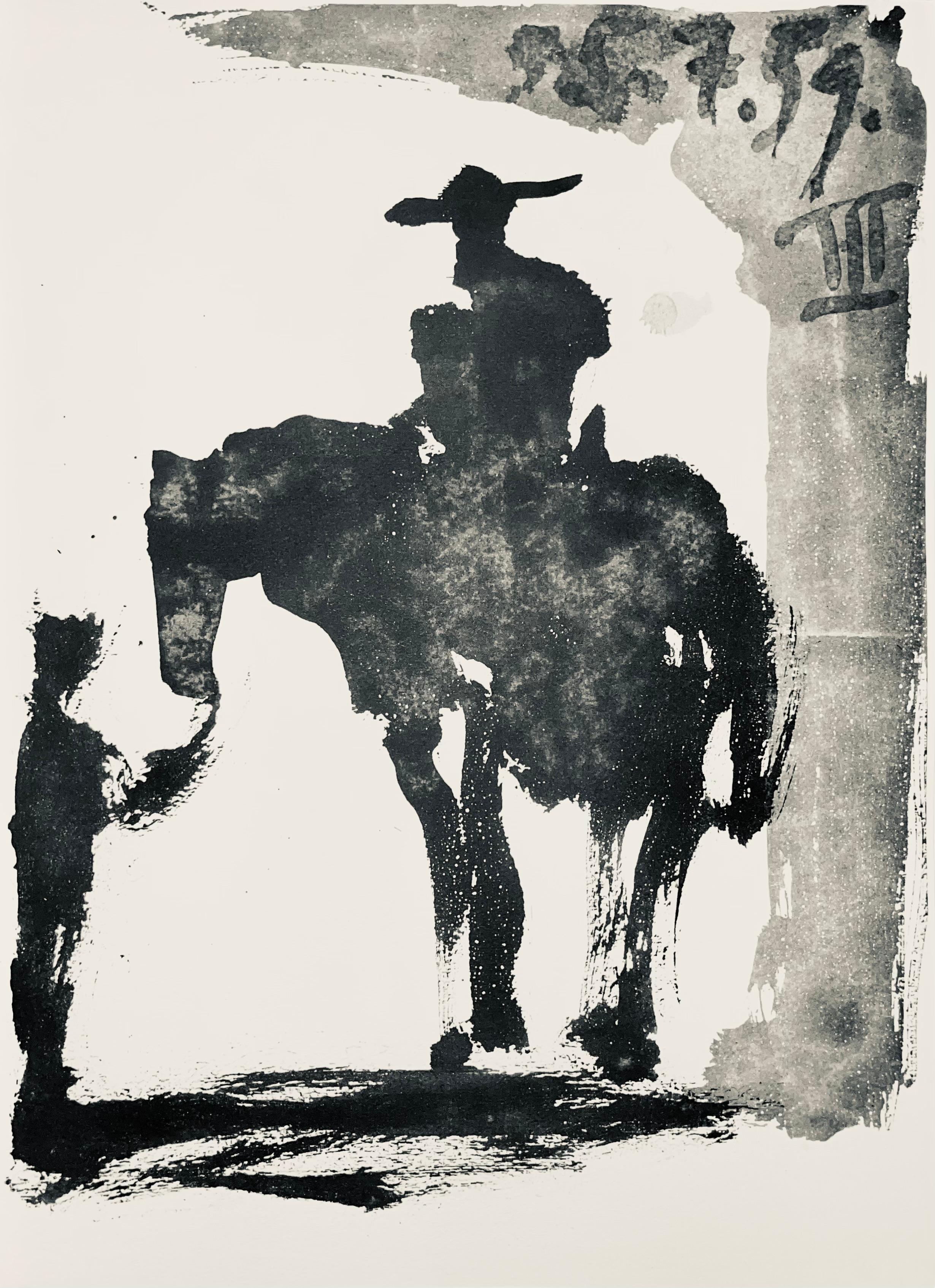 Figurative Print Pablo Picasso - Picasso, Composition (Bloch 1276 ; Czwiklitzer 23), Toros y Toreros (après)