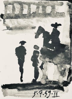 Picasso, Komposition (Bloch 1276; Czwiklitzer 23), Toros y Toreros (nach)