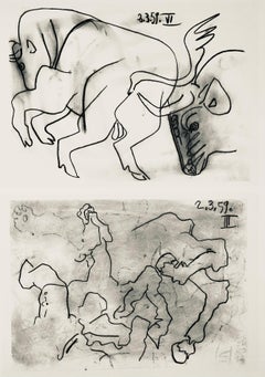 Picasso, Composition (Bloch 1276 ; Czwiklitzer 23), Toros y Toreros (après)