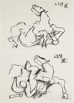 Picasso, Composition (Bloch 1276; Czwiklitzer 23), Toros y Toreros (after)