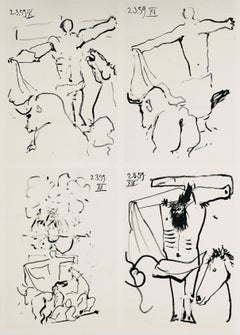 Picasso, Composition (Bloch 1276; Czwiklitzer 23), Toros y Toreros (after)