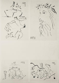 Picasso, Komposition (Bloch 1276; Czwiklitzer 23), Toros y Toreros (nach)
