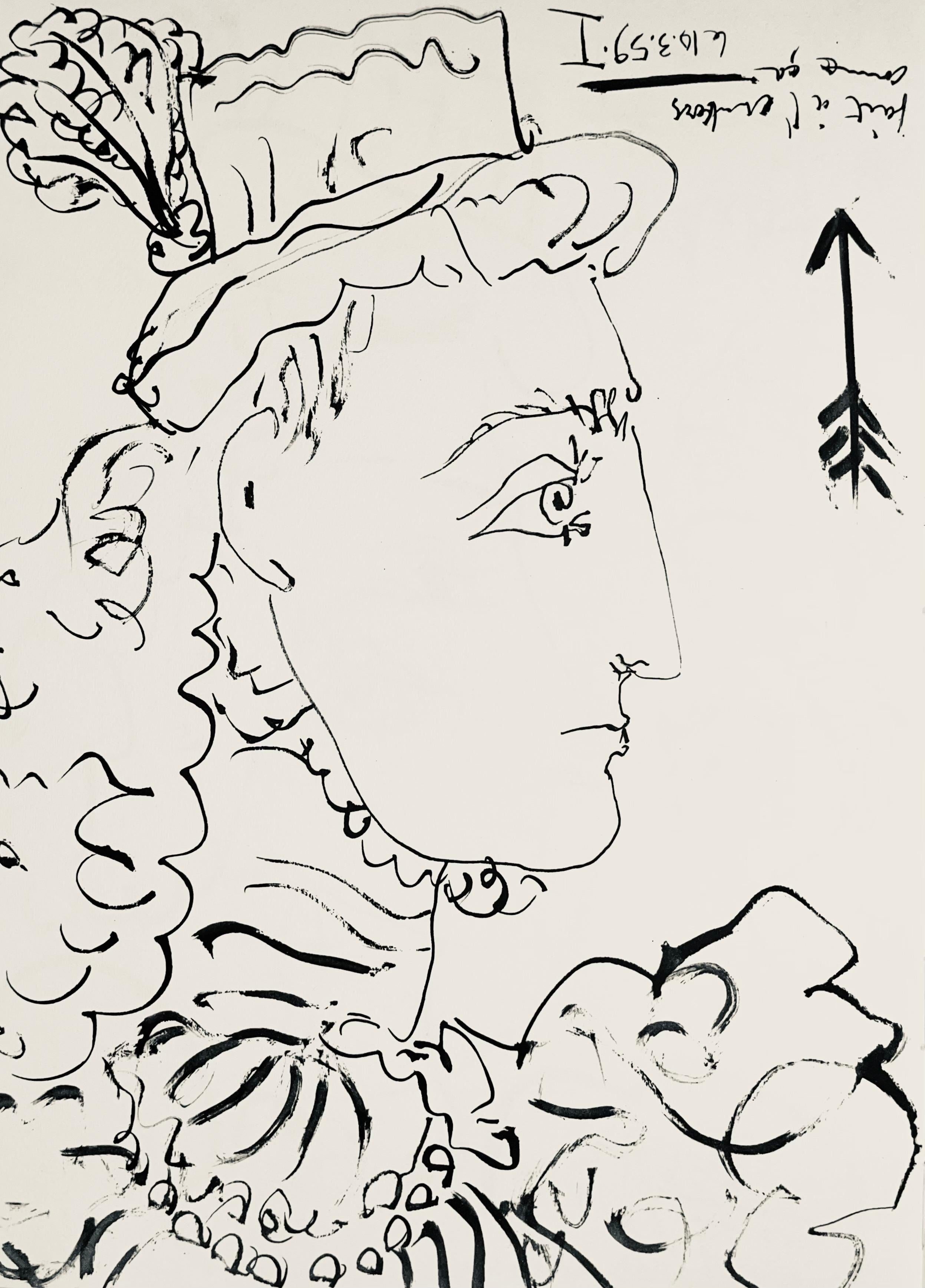 Pablo Picasso Figurative Print - Picasso, Composition (Bloch 1276; Czwiklitzer 23), Toros y Toreros (after)