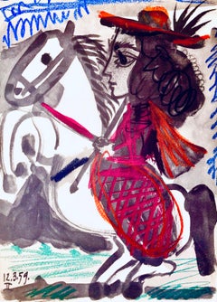 Picasso, Komposition (Bloch 1276; Czwiklitzer 23), Toros y Toreros (nach)