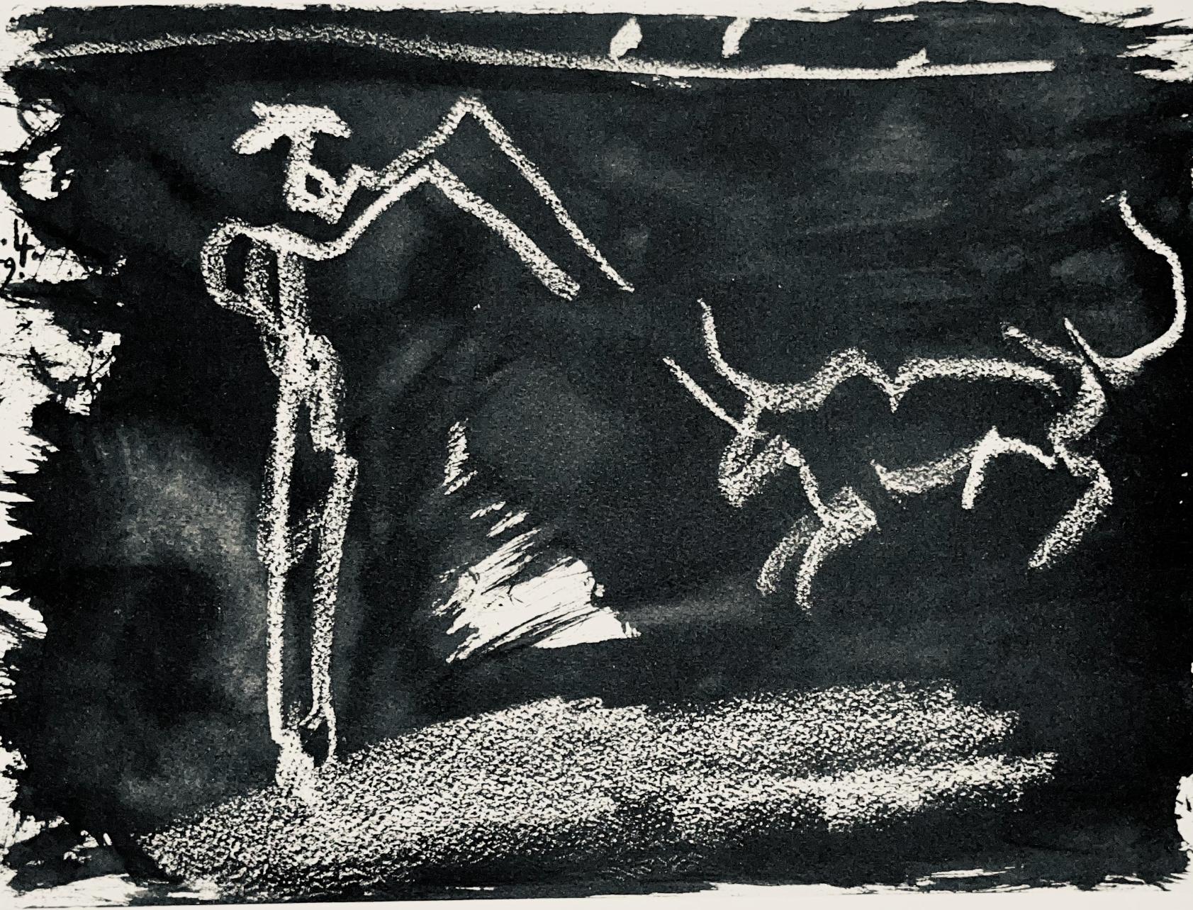 Pablo Picasso Figurative Print - Picasso, Composition (Bloch 1276; Czwiklitzer 23), Toros y Toreros (after)
