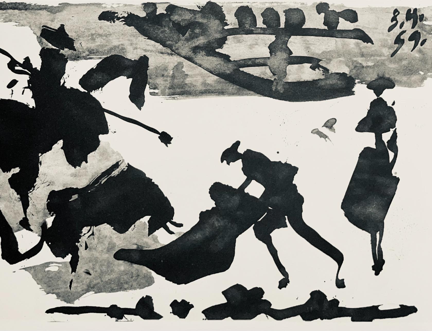 Pablo Picasso Figurative Print - Picasso, Composition (Bloch 1276; Czwiklitzer 23), Toros y Toreros (after)